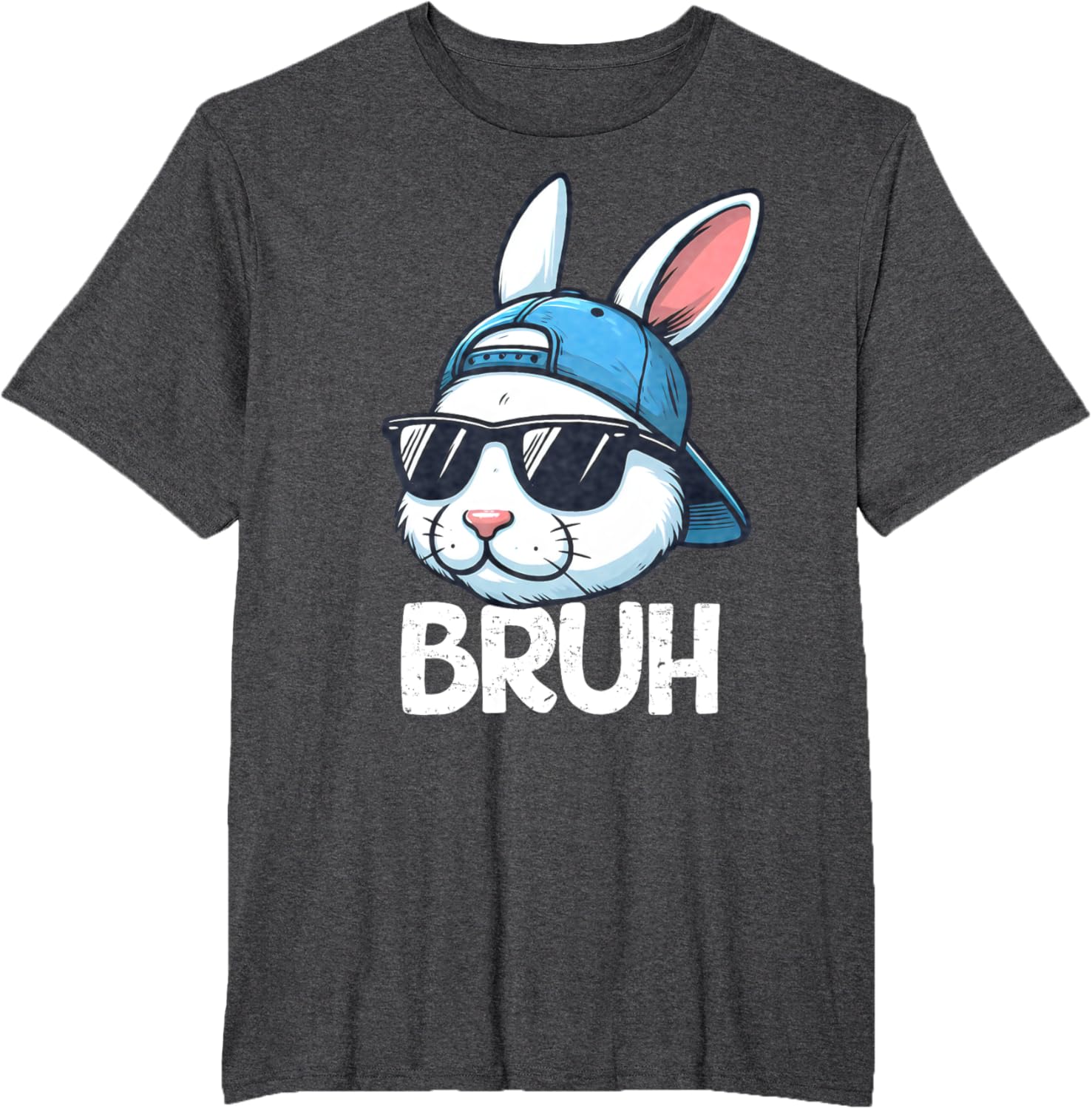 Bruh Easter Day Bunny Spring Easter Eggs Hunting Boys Kids T-Shirt