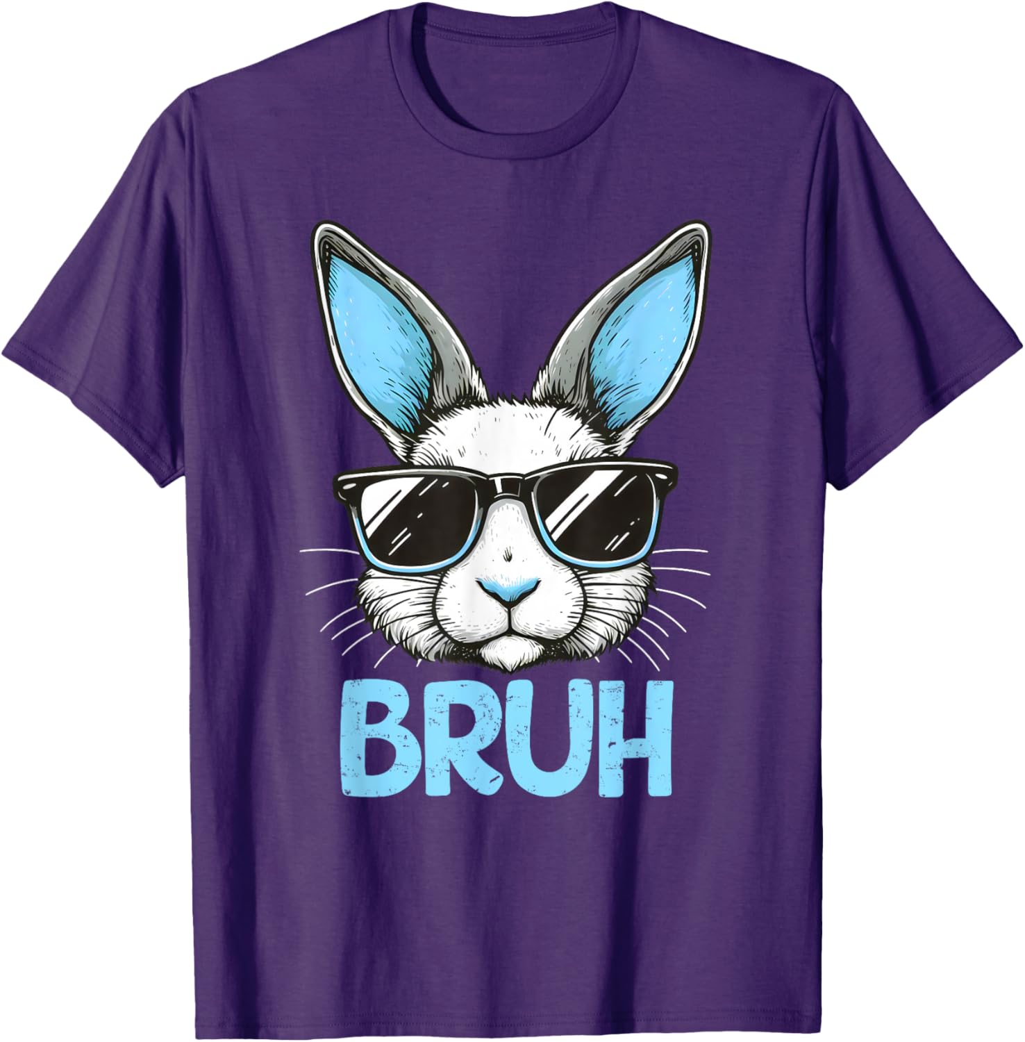 Bruh Easter Day Bunny Spring Easter Eggs Hunting Boys Kids T-Shirt