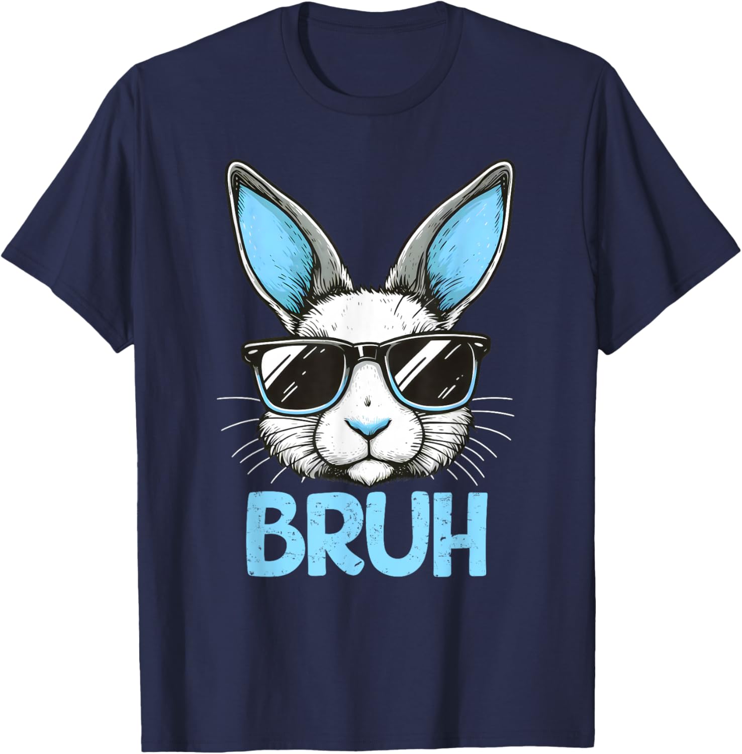 Bruh Easter Day Bunny Spring Easter Eggs Hunting Boys Kids T-Shirt