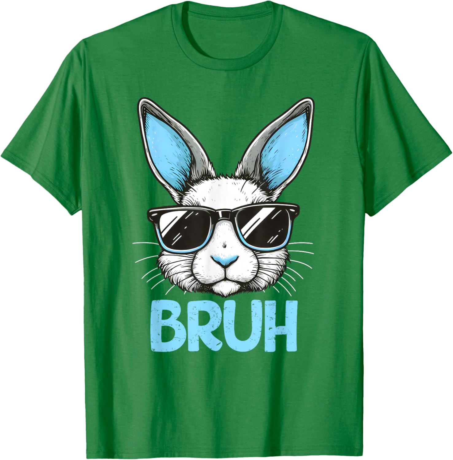 Bruh Easter Day Bunny Spring Easter Eggs Hunting Boys Kids T-Shirt