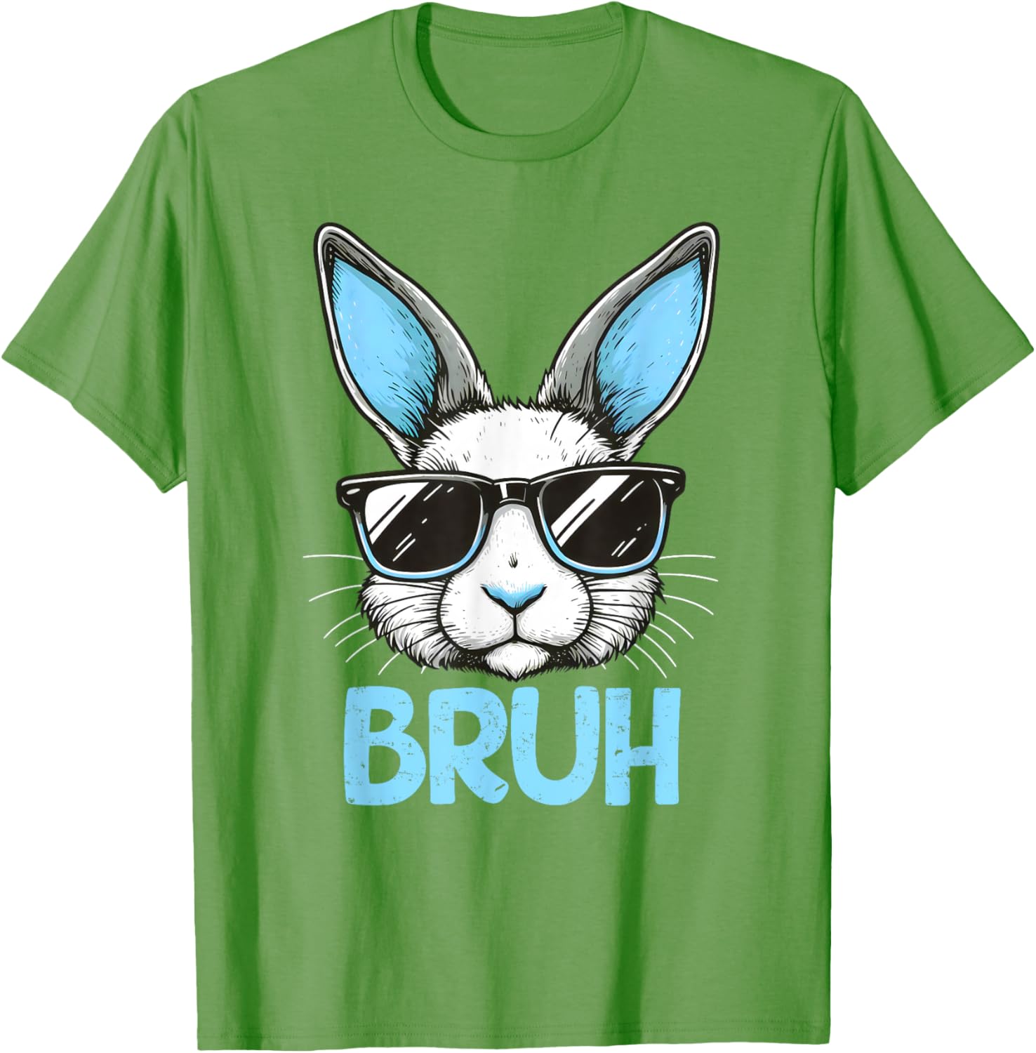 Bruh Easter Day Bunny Spring Easter Eggs Hunting Boys Kids T-Shirt