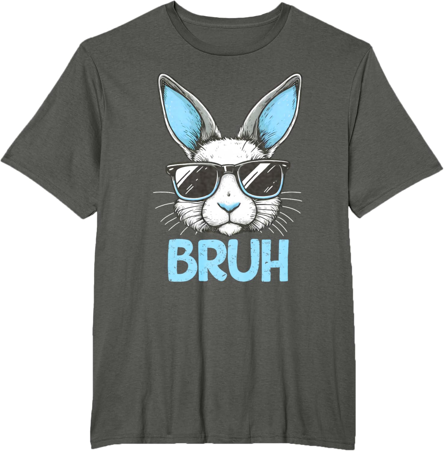 Bruh Easter Day Bunny Spring Easter Eggs Hunting Boys Kids T-Shirt