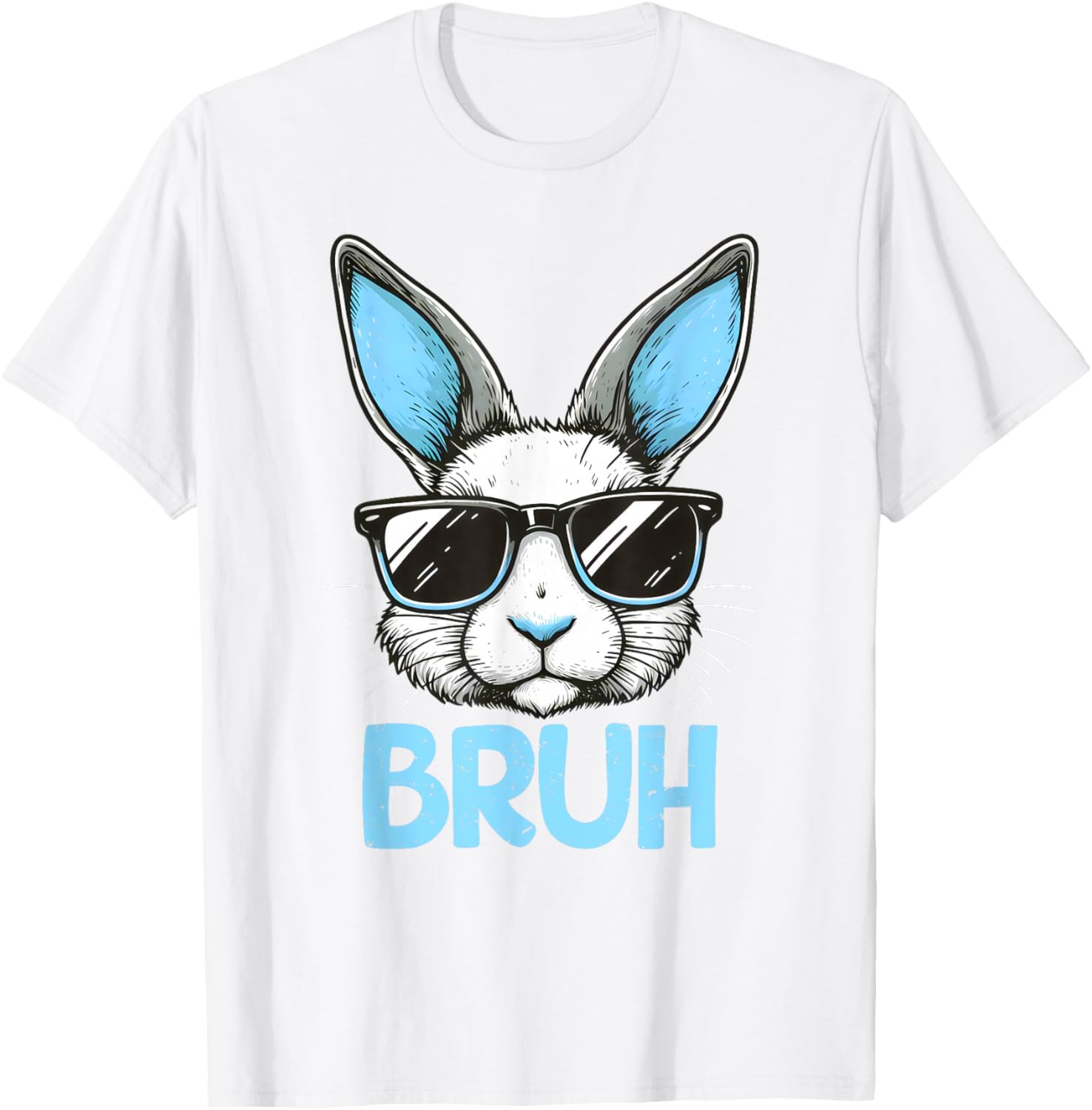 Bruh Easter Day Bunny Spring Easter Eggs Hunting Boys Kids T-Shirt