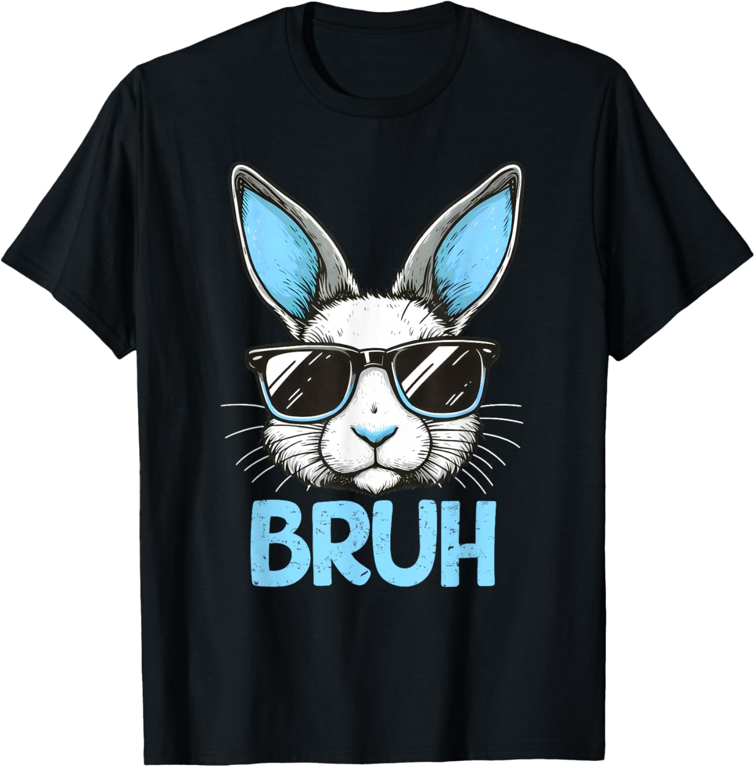 Bruh Easter Day Bunny Spring Easter Eggs Hunting Boys Kids T-Shirt