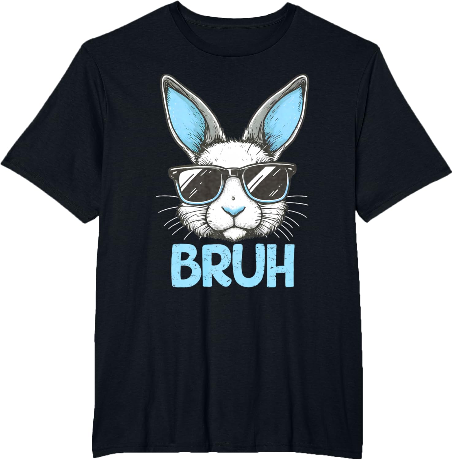 Bruh Easter Day Bunny Spring Easter Eggs Hunting Boys Kids T-Shirt