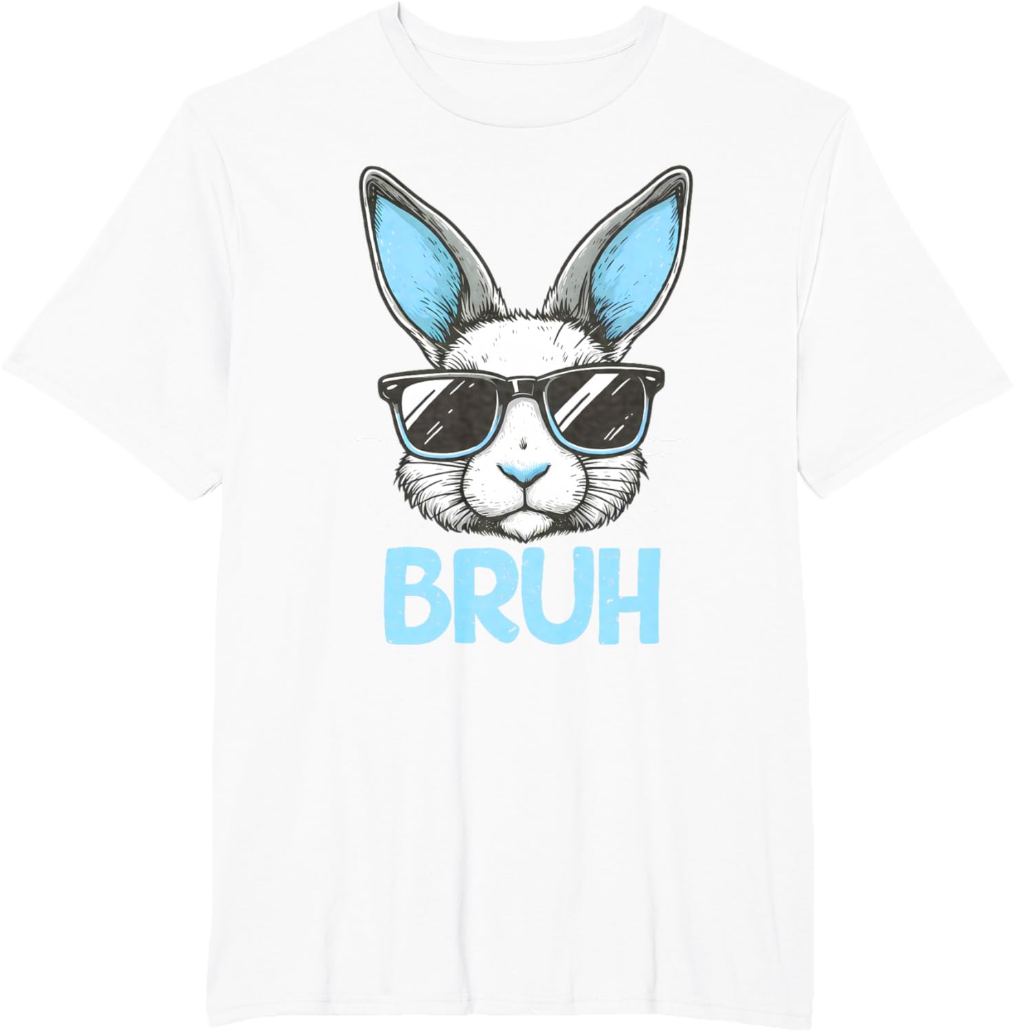 Bruh Easter Day Bunny Spring Easter Eggs Hunting Boys Kids T-Shirt