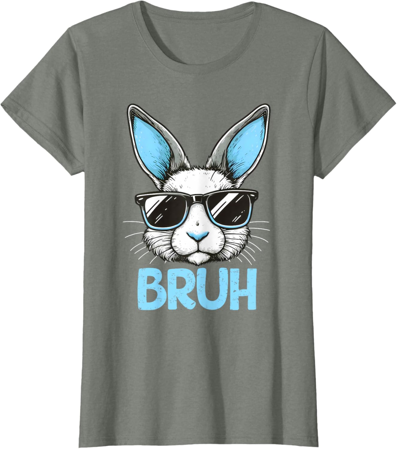 Bruh Easter Day Bunny Spring Easter Eggs Hunting Boys Kids T-Shirt