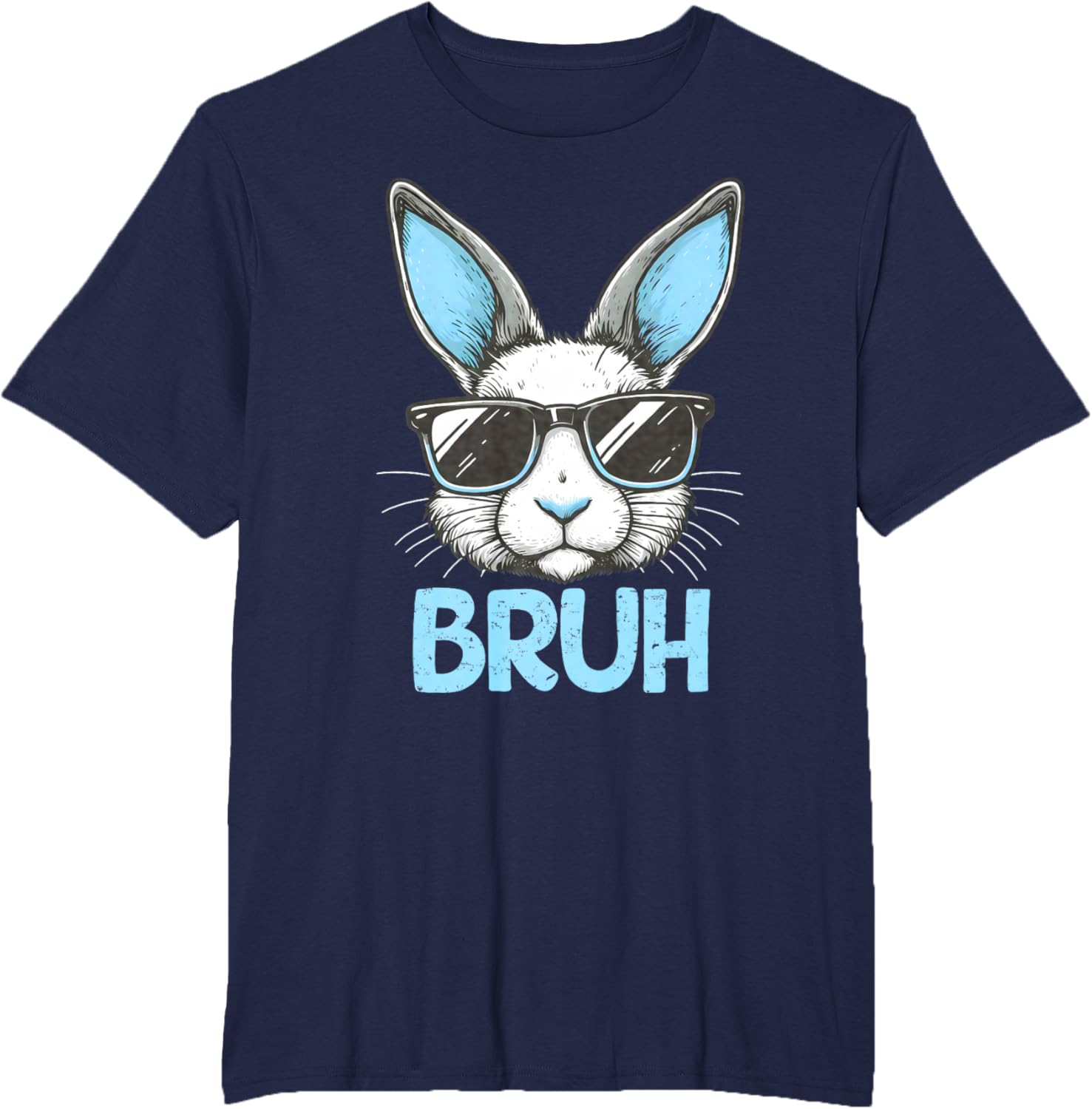 Bruh Easter Day Bunny Spring Easter Eggs Hunting Boys Kids T-Shirt