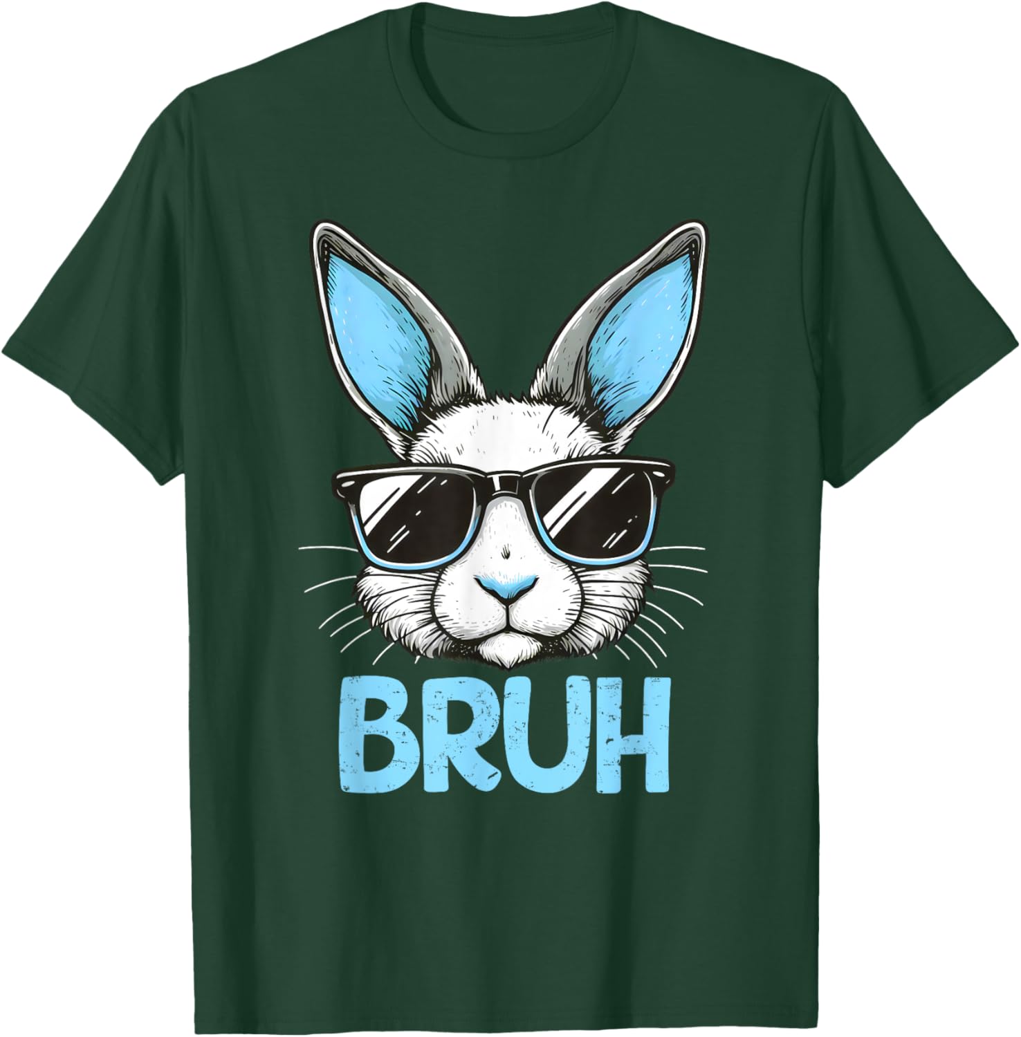 Bruh Easter Day Bunny Spring Easter Eggs Hunting Boys Kids T-Shirt