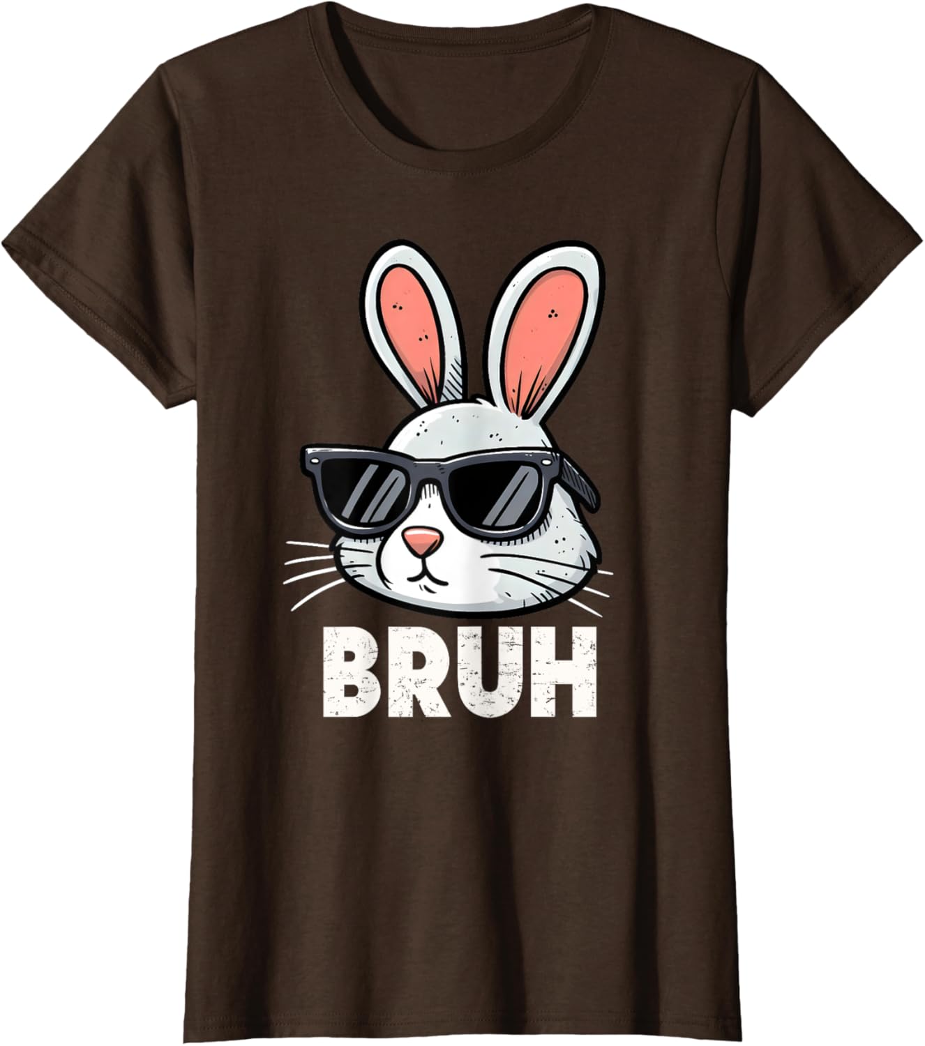 Bruh Easter Day Bunny Spring Easter Eggs Hunting Boys Kids T-Shirt