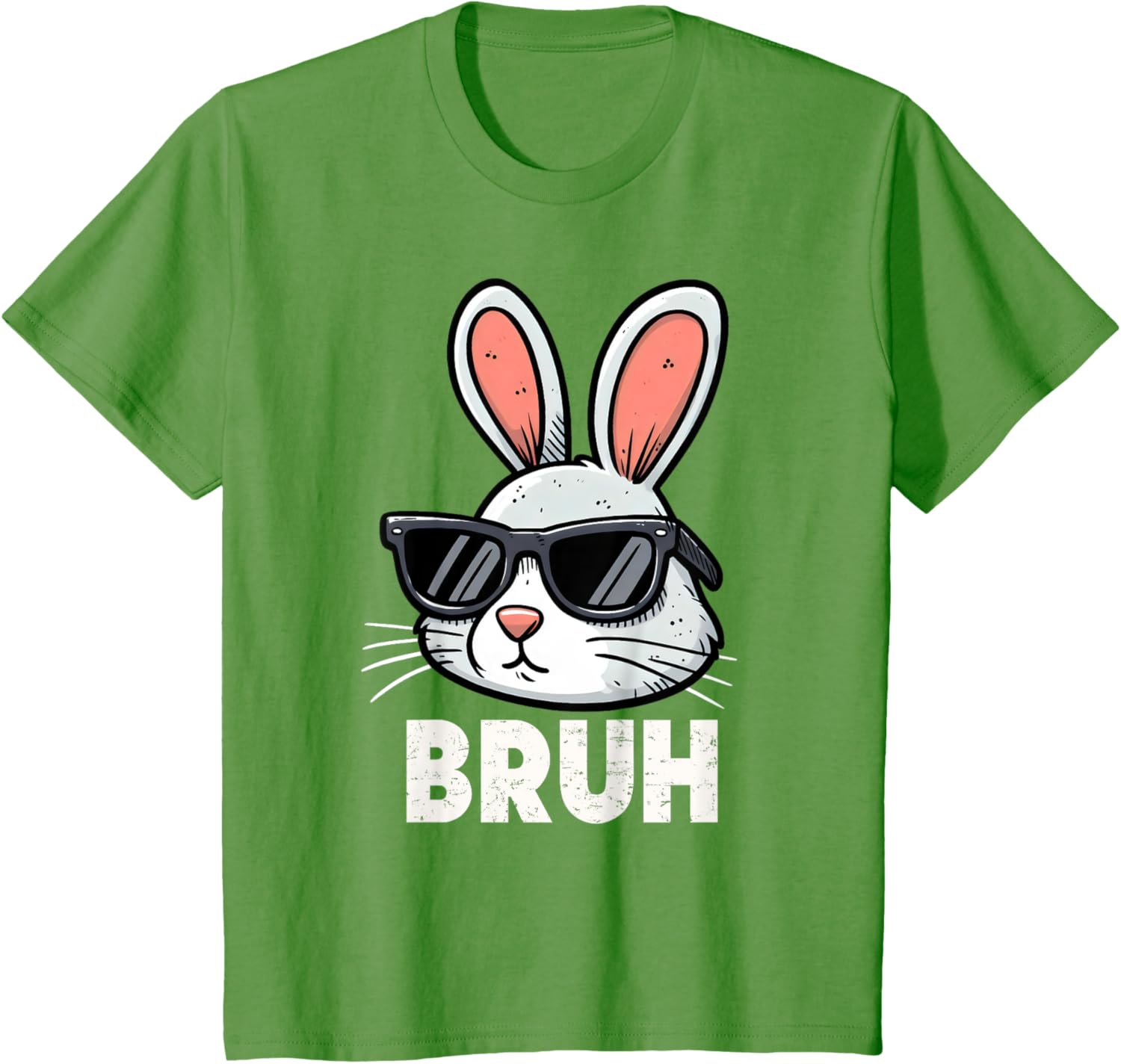 Bruh Easter Day Bunny Spring Easter Eggs Hunting Boys Kids T-Shirt