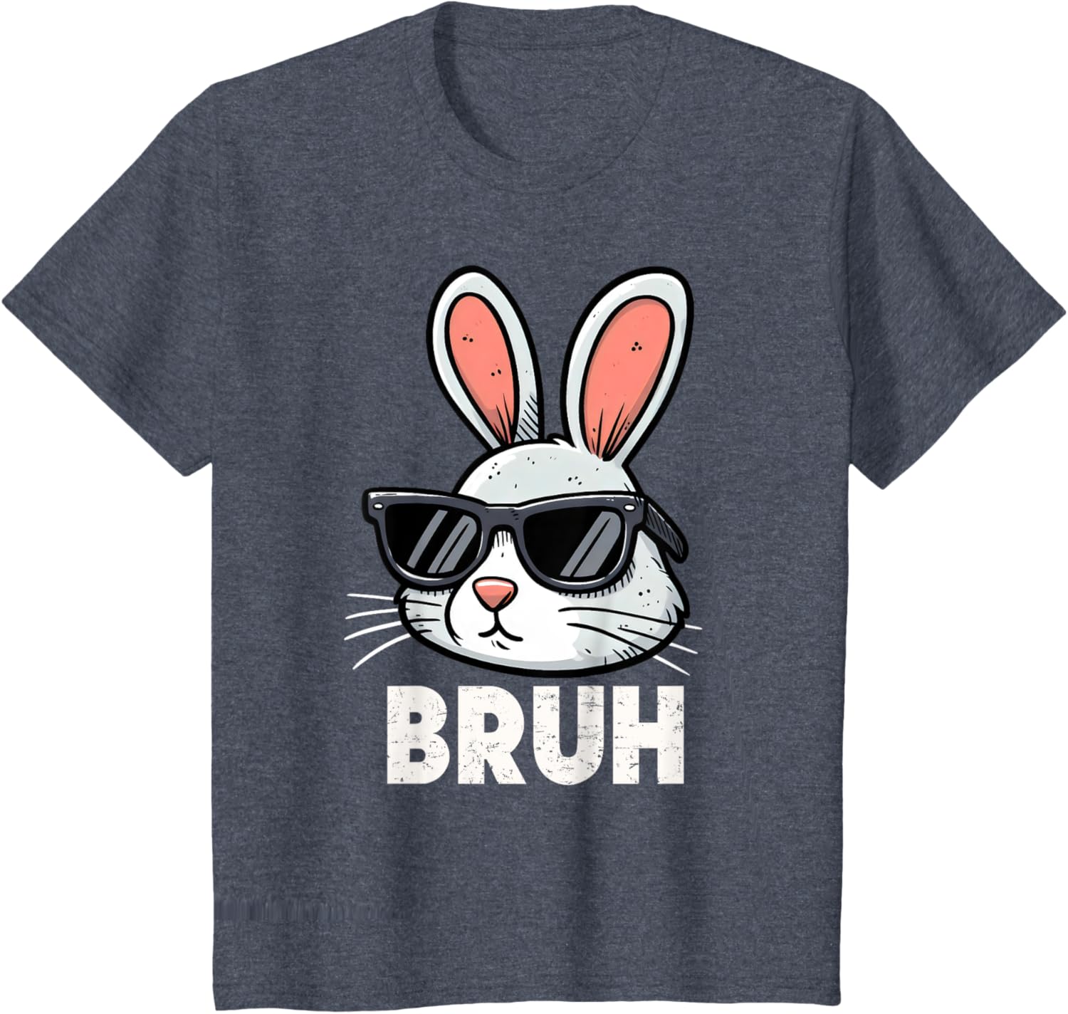 Bruh Easter Day Bunny Spring Easter Eggs Hunting Boys Kids T-Shirt