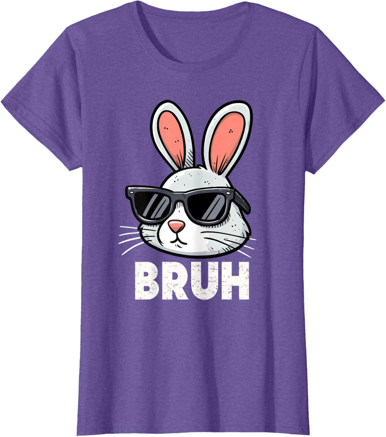 Bruh Easter Day Bunny Spring Easter Eggs Hunting Boys Kids T-Shirt