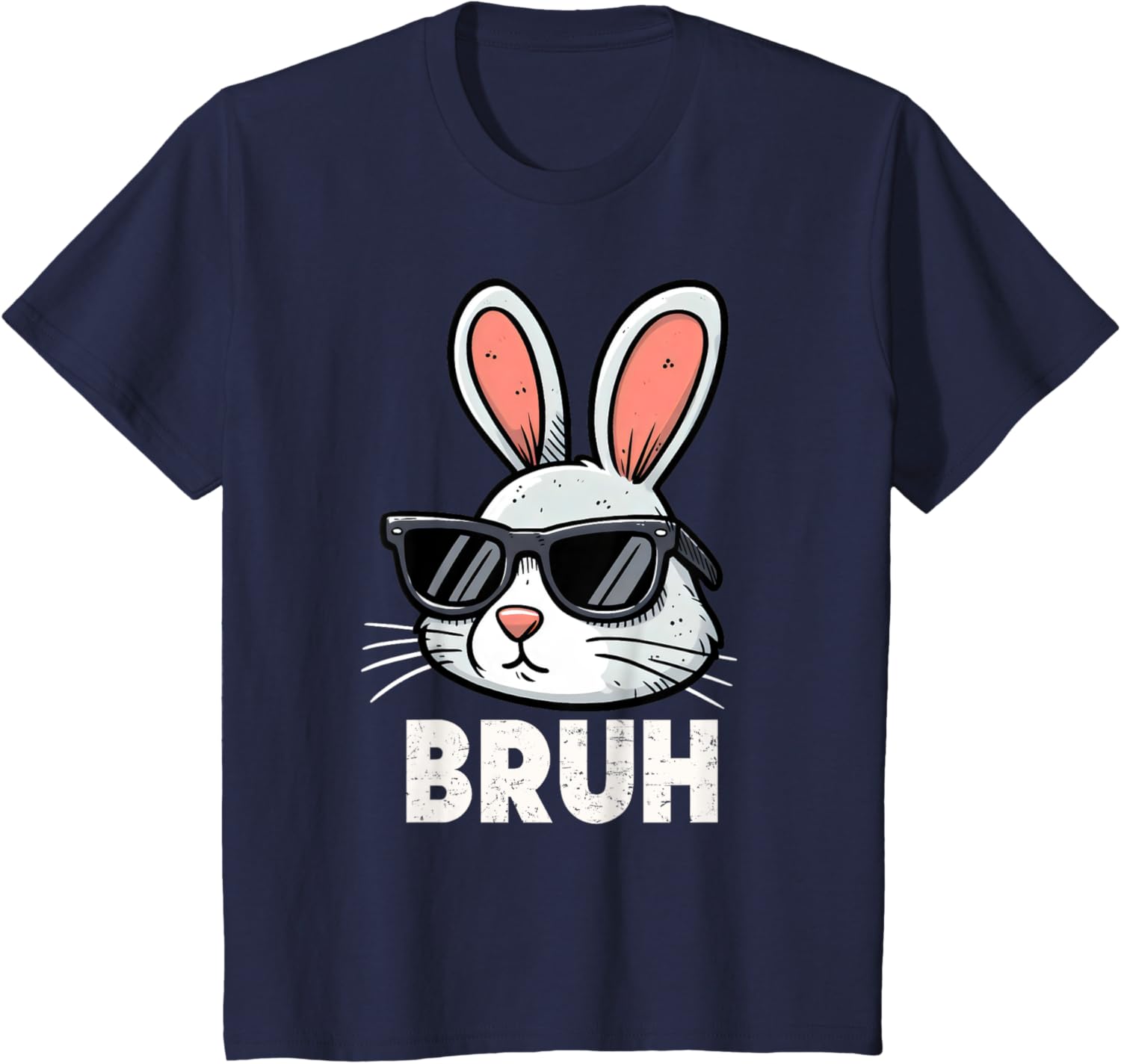 Bruh Easter Day Bunny Spring Easter Eggs Hunting Boys Kids T-Shirt