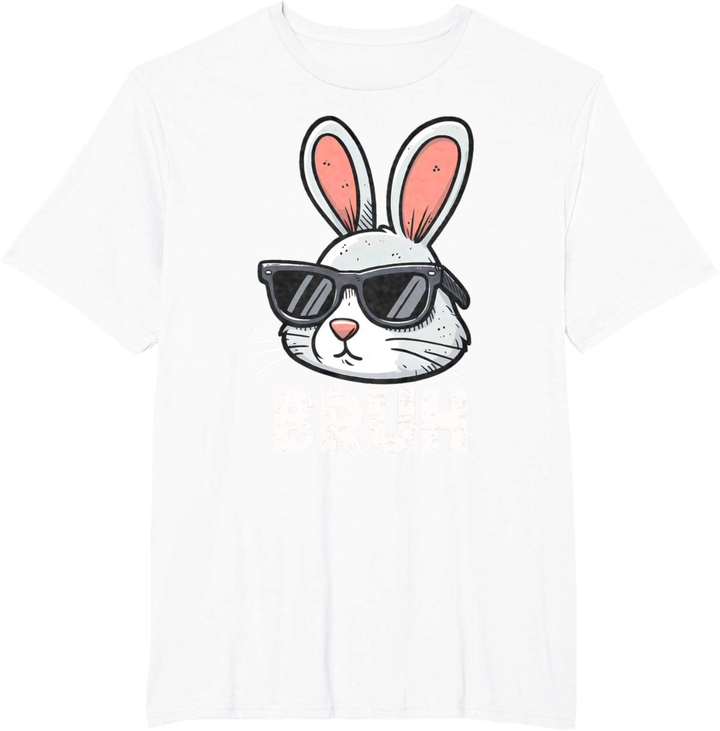 Bruh Easter Day Bunny Spring Easter Eggs Hunting Boys Kids T-Shirt