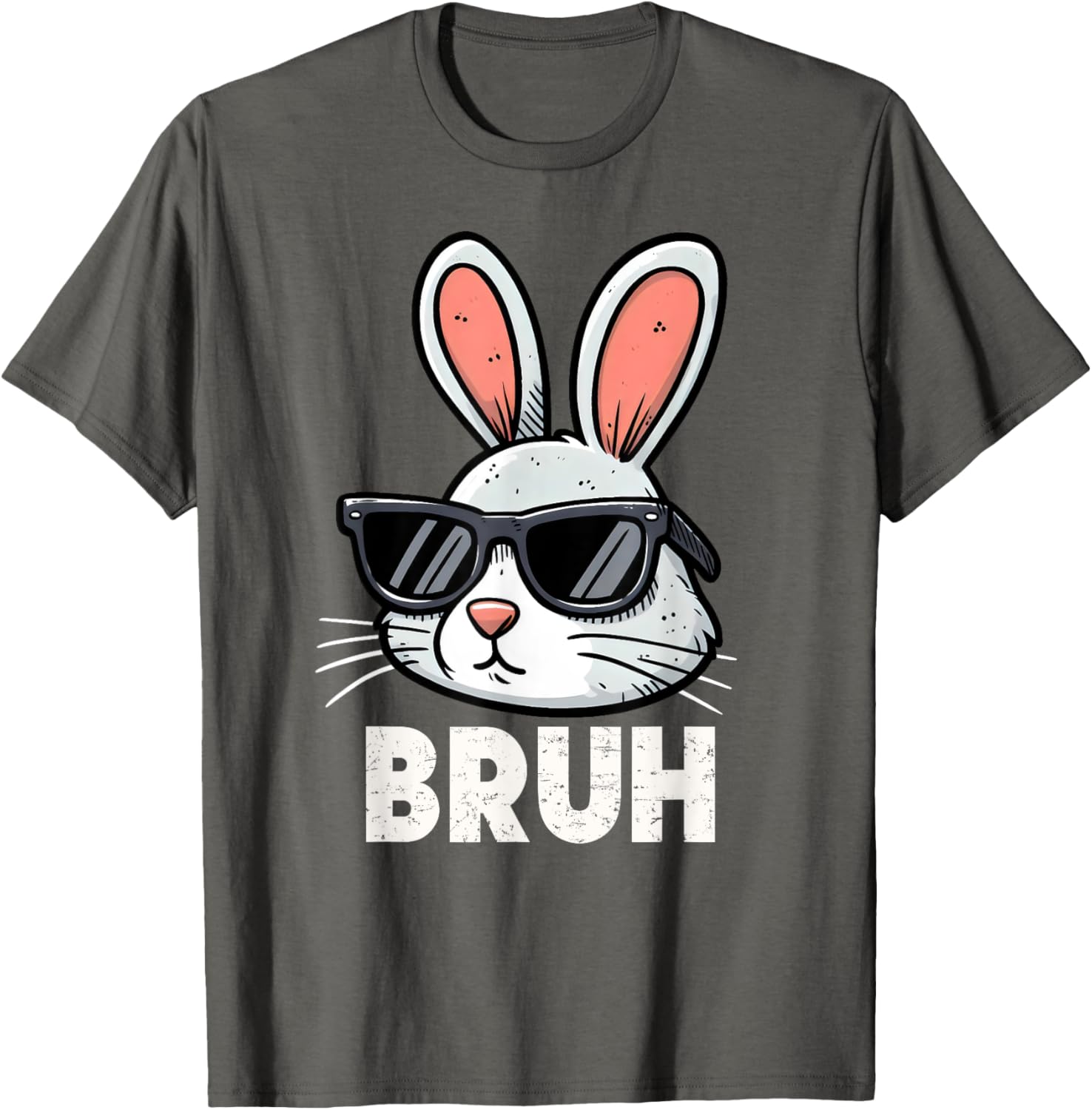 Bruh Easter Day Bunny Spring Easter Eggs Hunting Boys Kids T-Shirt