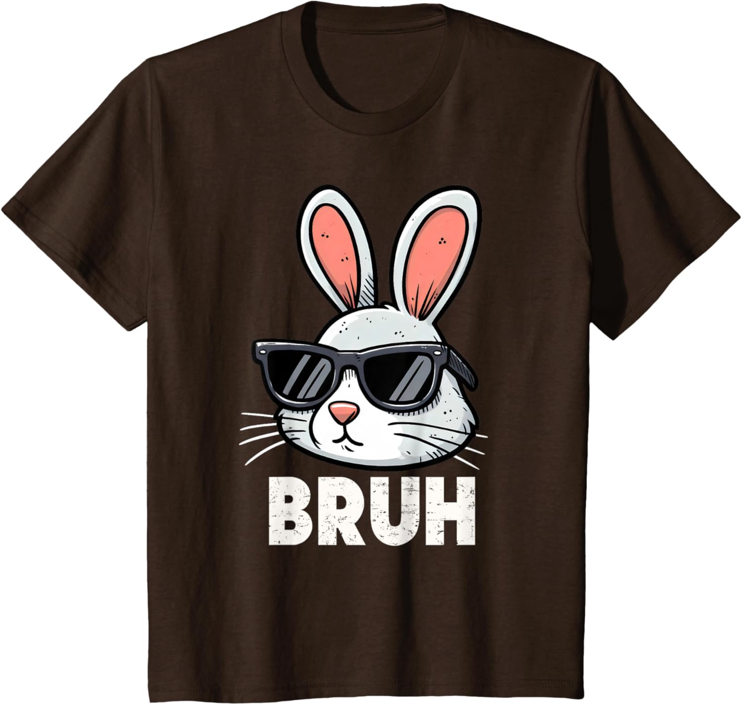 Bruh Easter Day Bunny Spring Easter Eggs Hunting Boys Kids T-Shirt