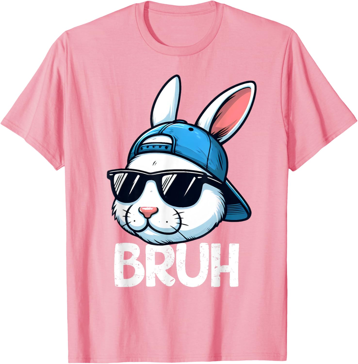 Bruh Easter Day Bunny Spring Easter Eggs Hunting Boys Kids T-Shirt