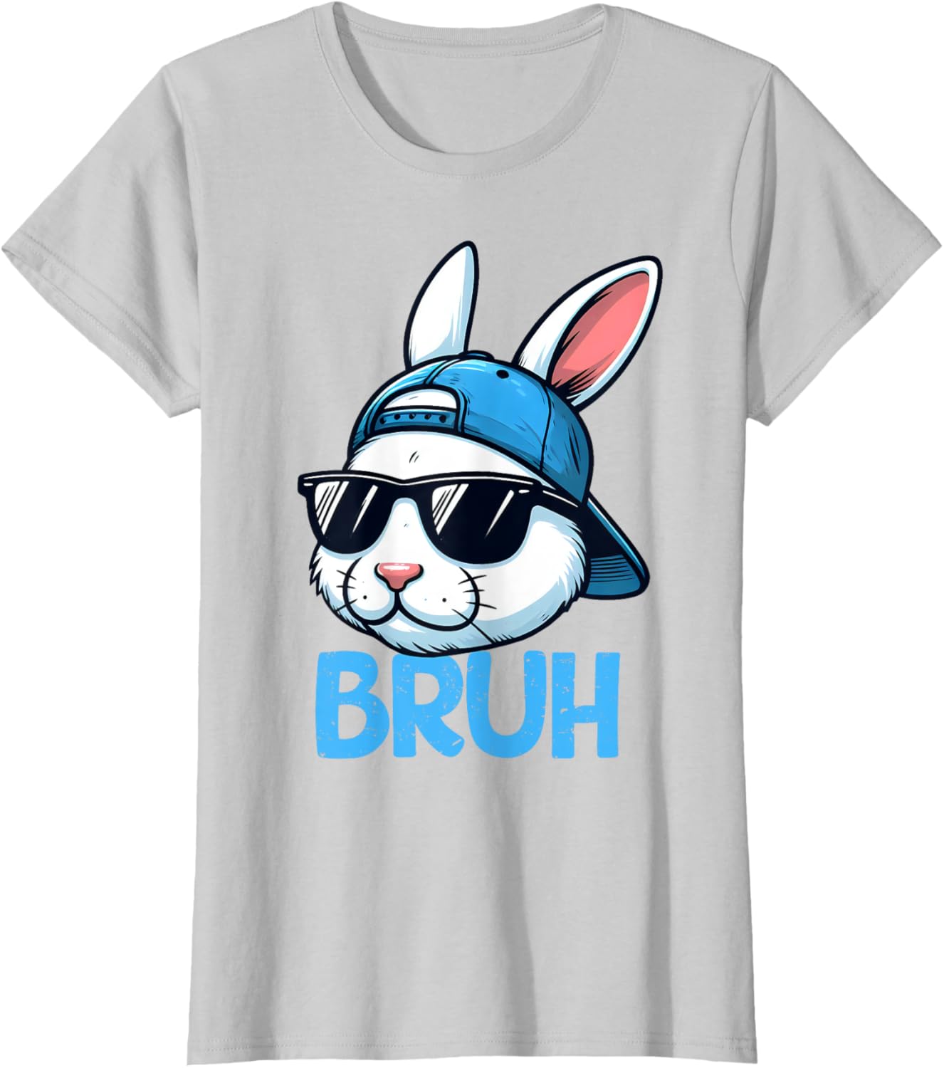 Bruh Easter Day Bunny Spring Easter Eggs Hunting Boys Kids T-Shirt