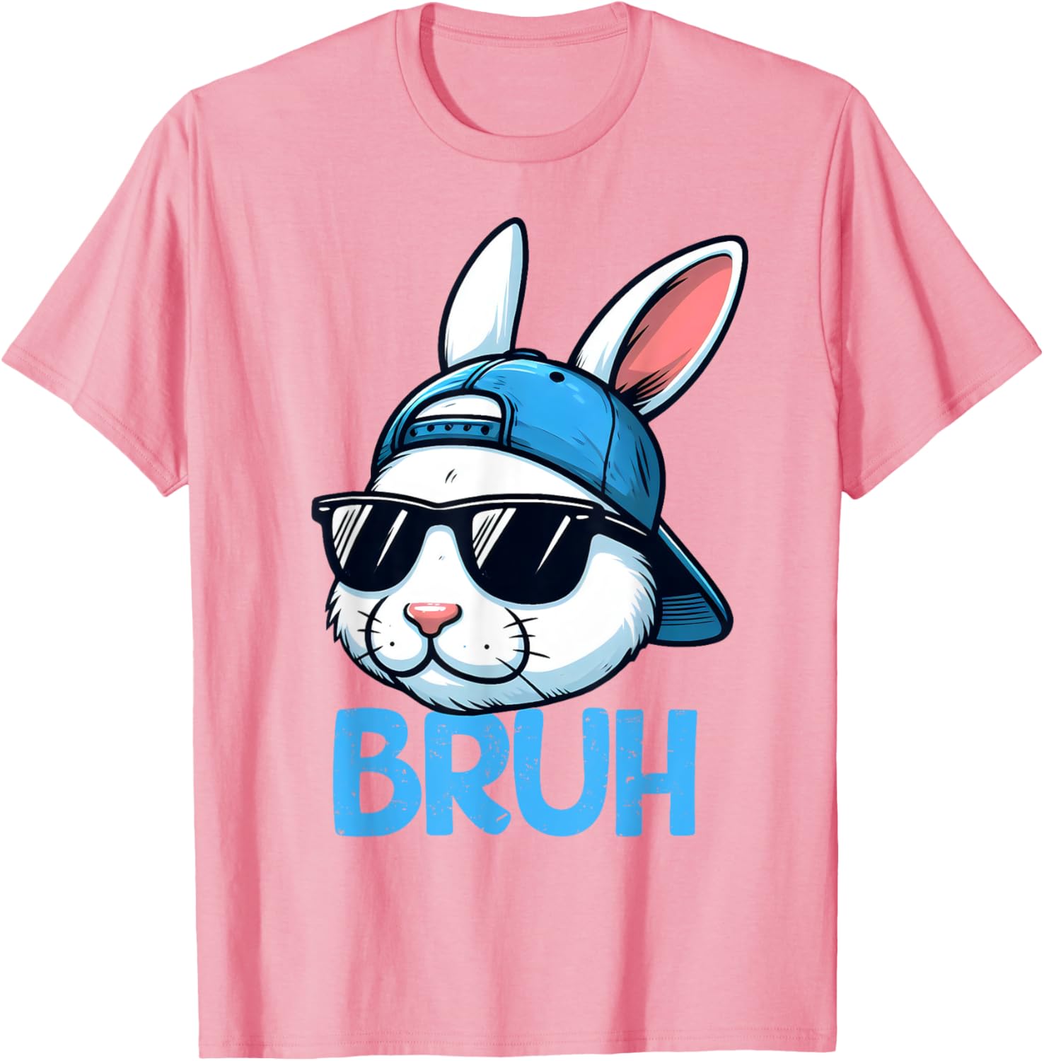 Bruh Easter Day Bunny Spring Easter Eggs Hunting Boys Kids T-Shirt