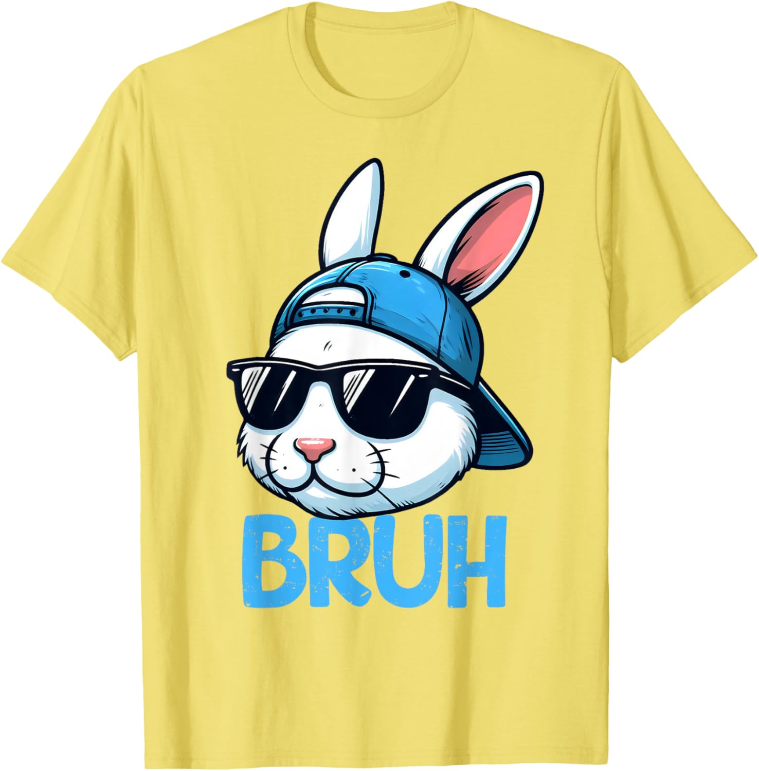 Bruh Easter Day Bunny Spring Easter Eggs Hunting Boys Kids T-Shirt