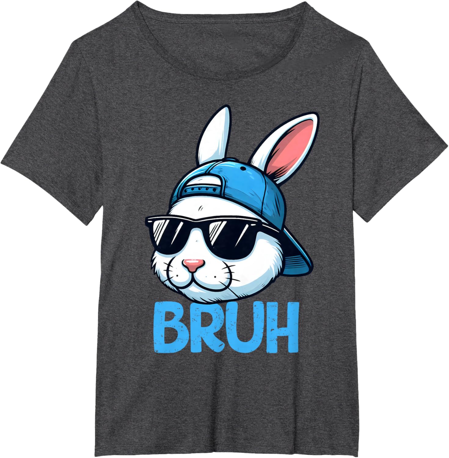 Bruh Easter Day Bunny Spring Easter Eggs Hunting Boys Kids T-Shirt