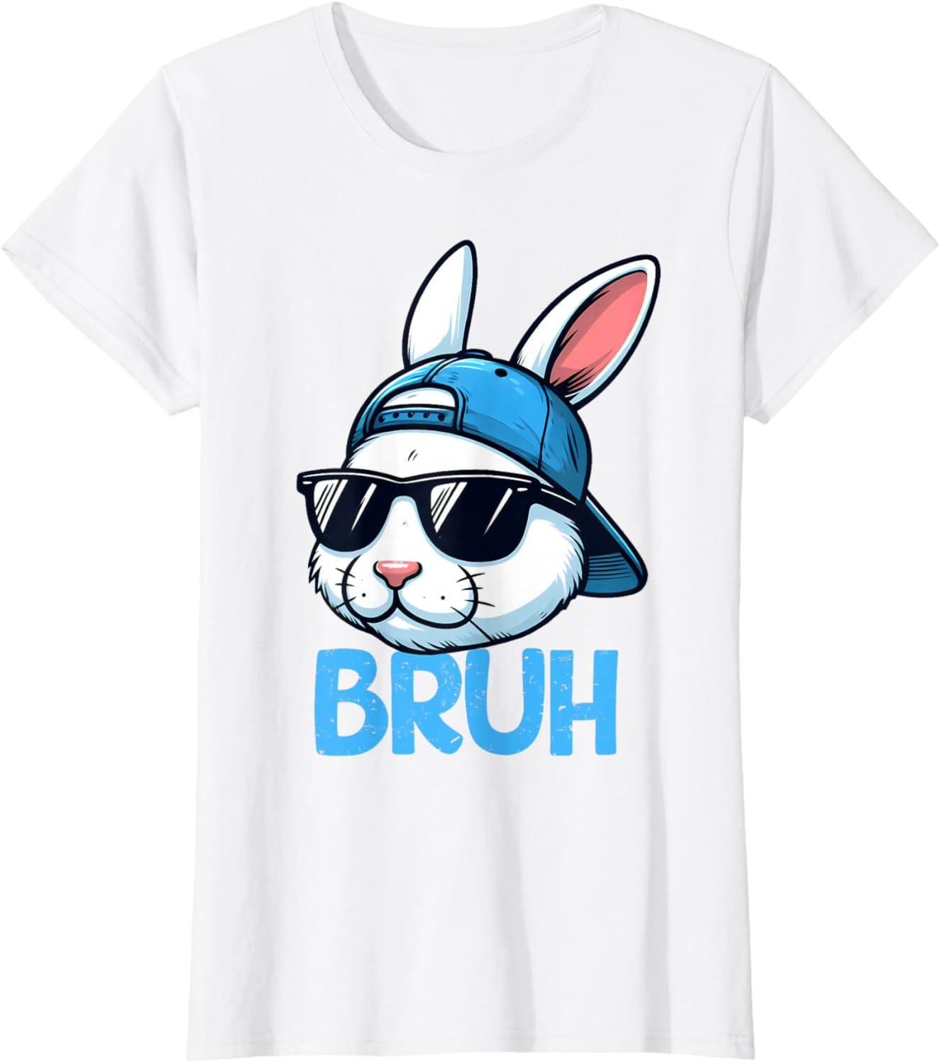 Bruh Easter Day Bunny Spring Easter Eggs Hunting Boys Kids T-Shirt