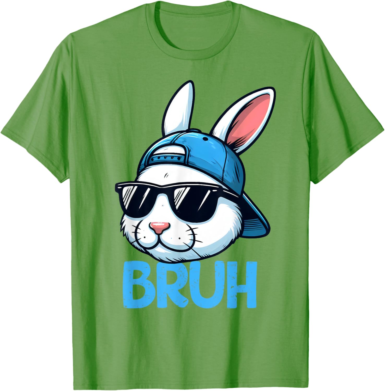 Bruh Easter Day Bunny Spring Easter Eggs Hunting Boys Kids T-Shirt