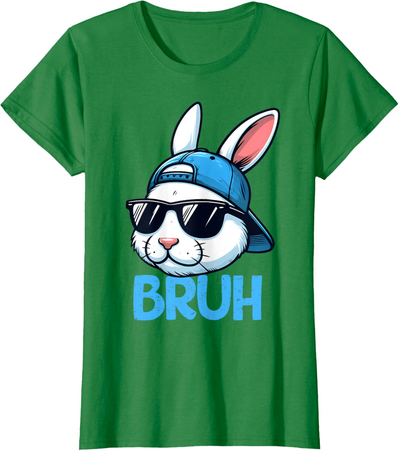 Bruh Easter Day Bunny Spring Easter Eggs Hunting Boys Kids T-Shirt