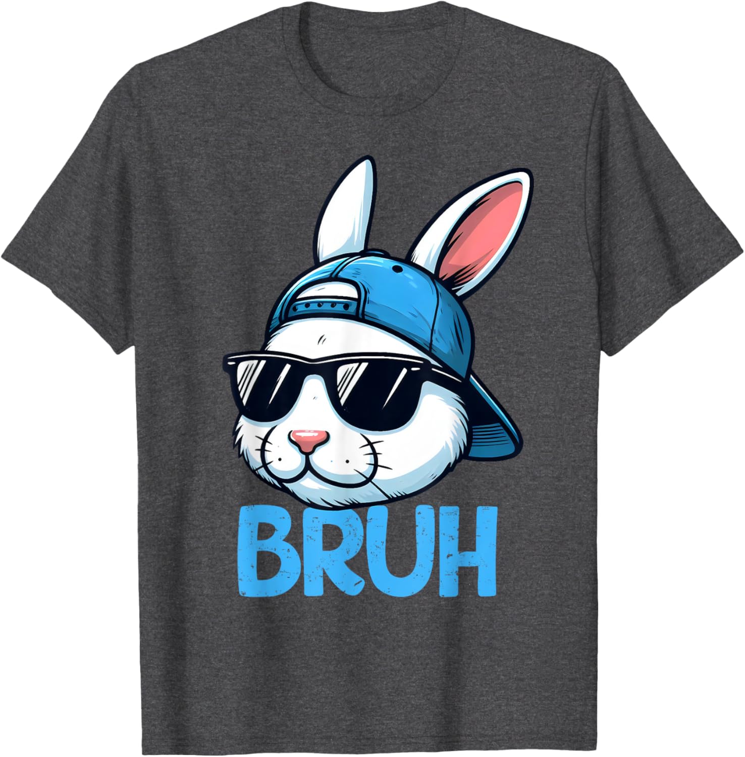 Bruh Easter Day Bunny Spring Easter Eggs Hunting Boys Kids T-Shirt