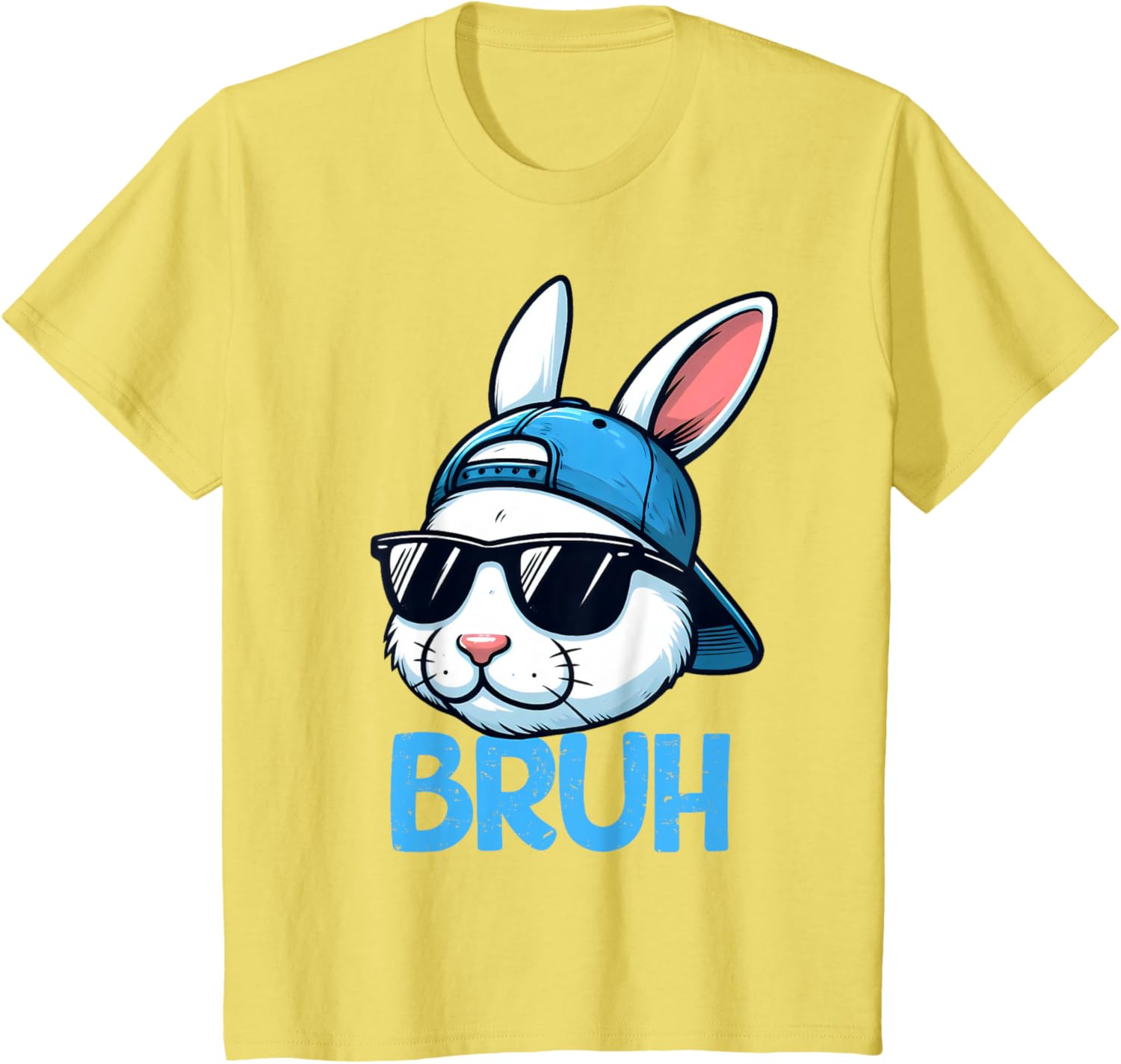 Bruh Easter Day Bunny Spring Easter Eggs Hunting Boys Kids T-Shirt