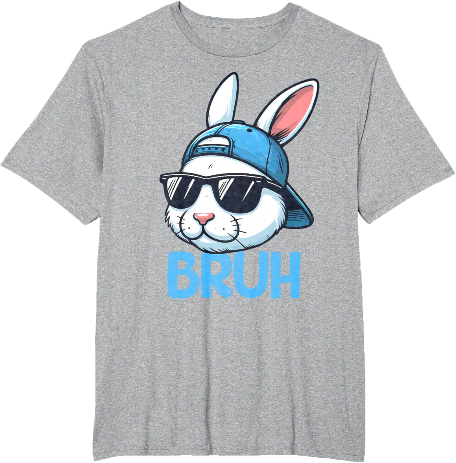 Bruh Easter Day Bunny Spring Easter Eggs Hunting Boys Kids T-Shirt