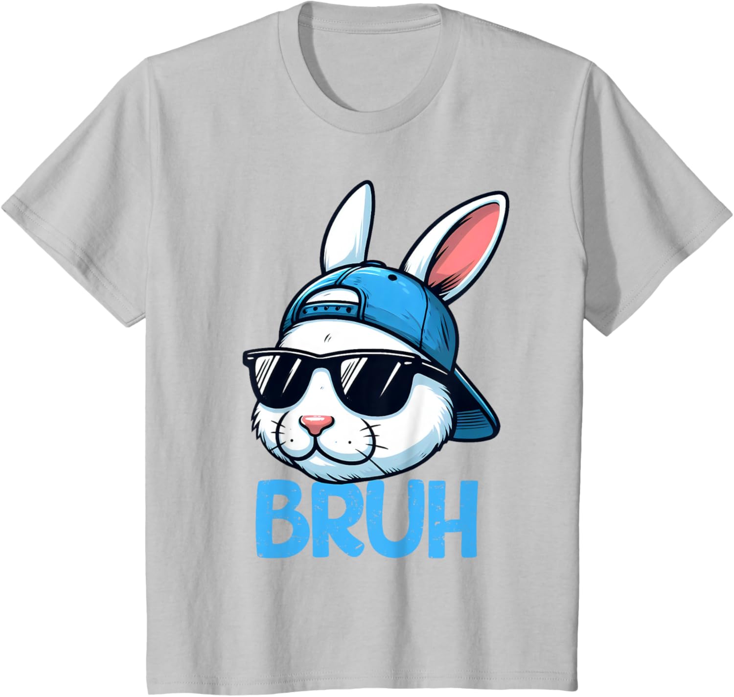 Bruh Easter Day Bunny Spring Easter Eggs Hunting Boys Kids T-Shirt