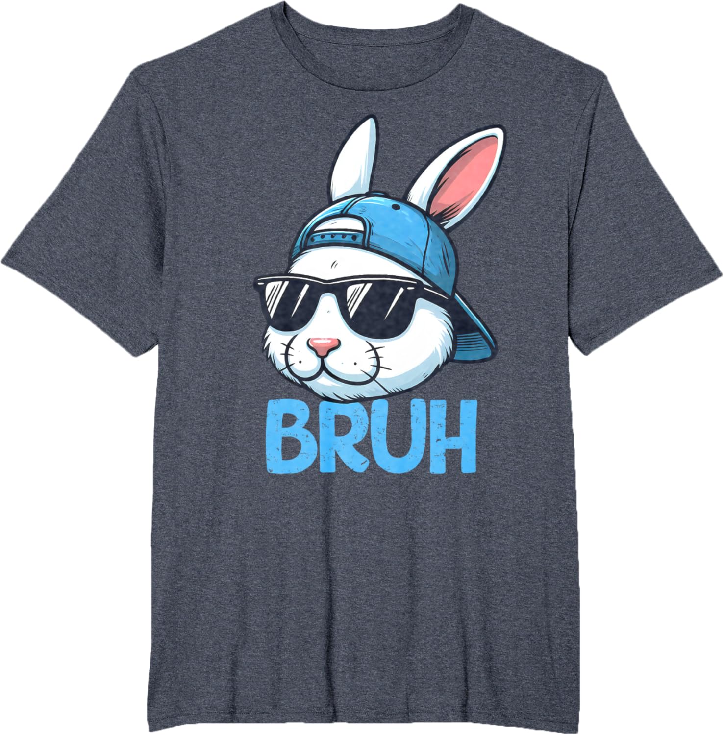 Bruh Easter Day Bunny Spring Easter Eggs Hunting Boys Kids T-Shirt