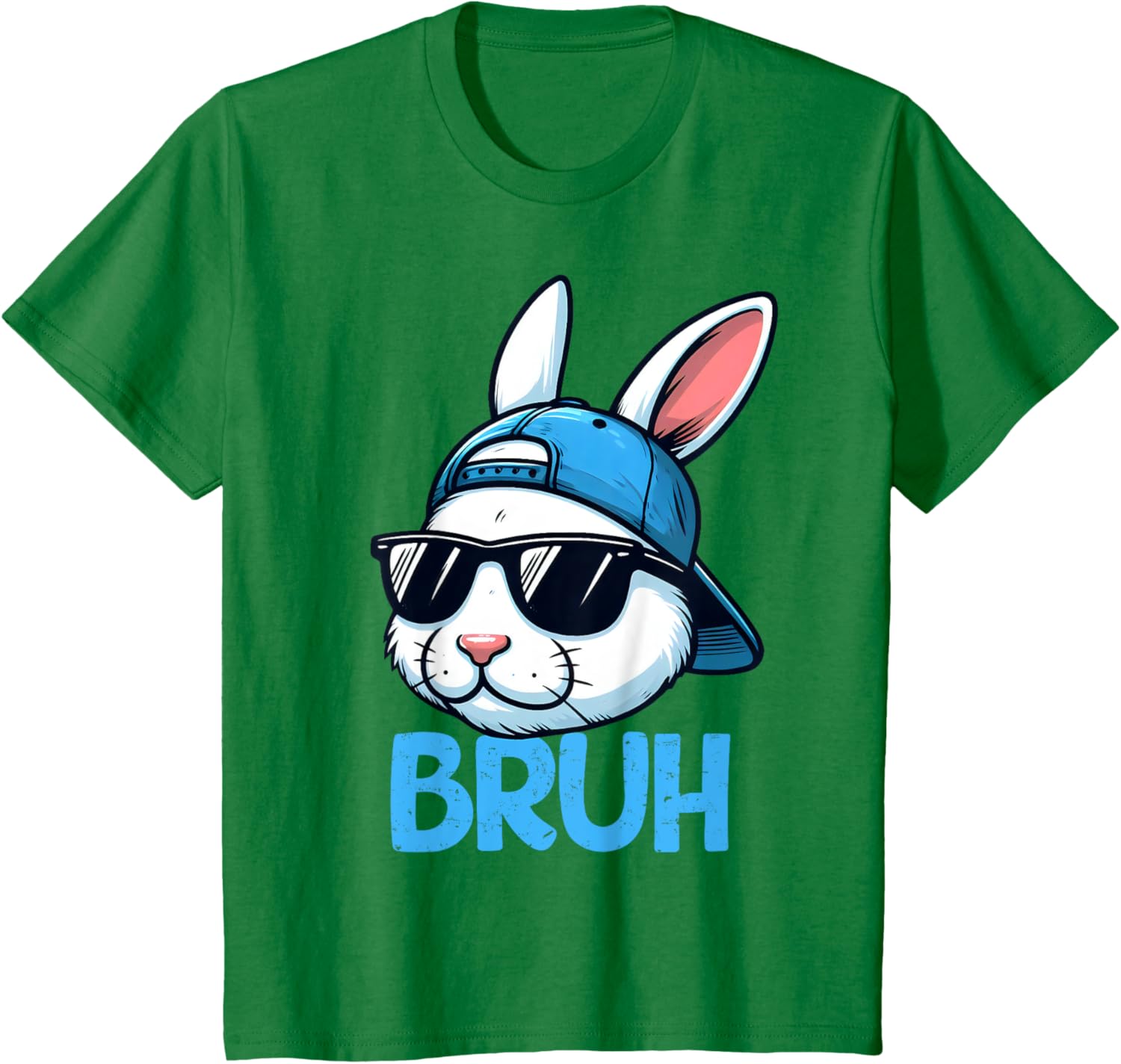 Bruh Easter Day Bunny Spring Easter Eggs Hunting Boys Kids T-Shirt