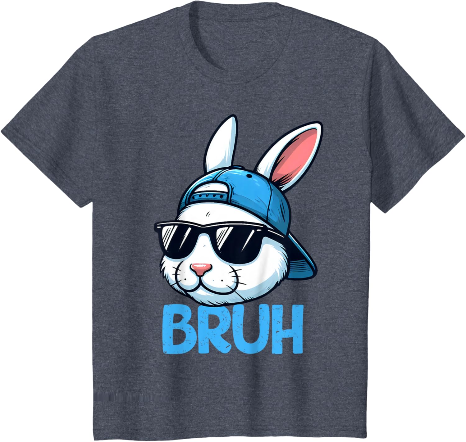 Bruh Easter Day Bunny Spring Easter Eggs Hunting Boys Kids T-Shirt