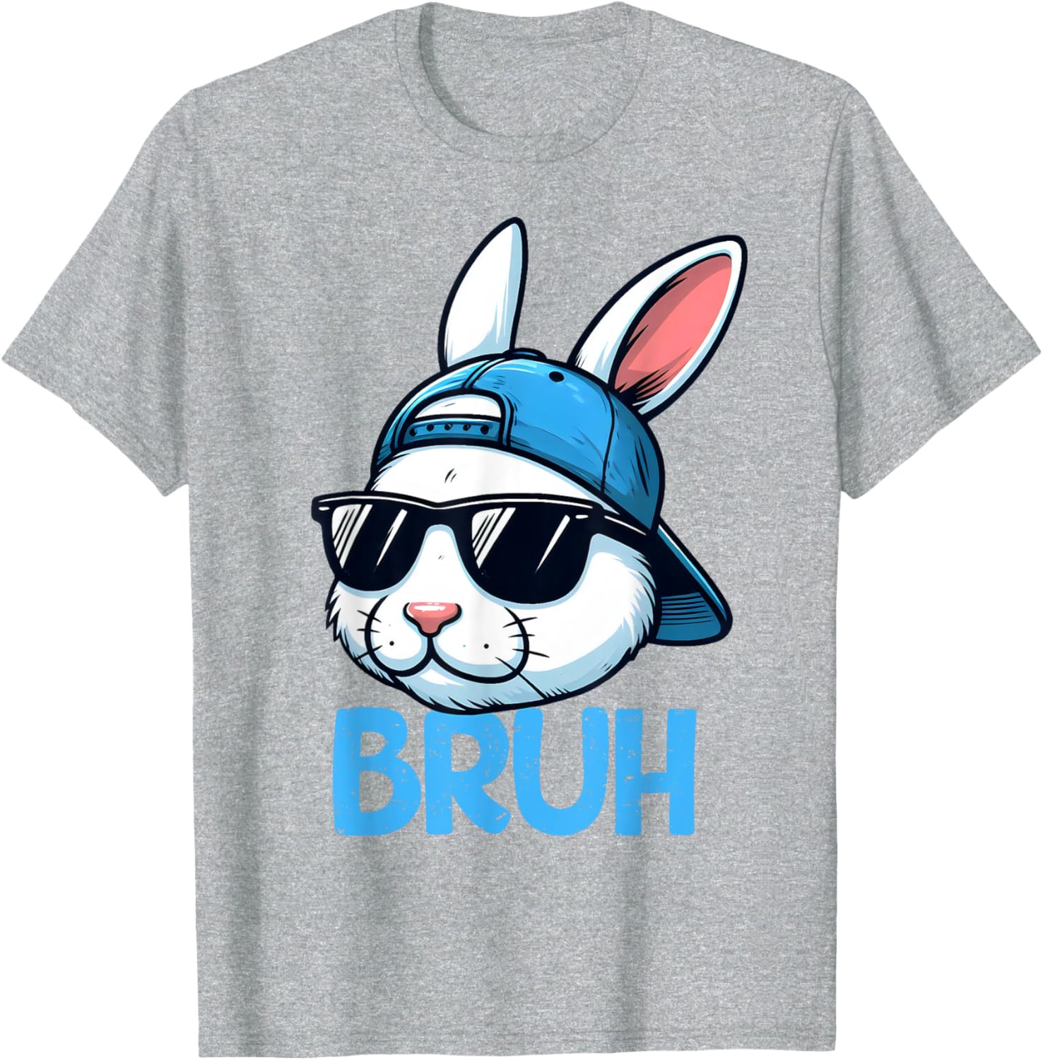 Bruh Easter Day Bunny Spring Easter Eggs Hunting Boys Kids T-Shirt