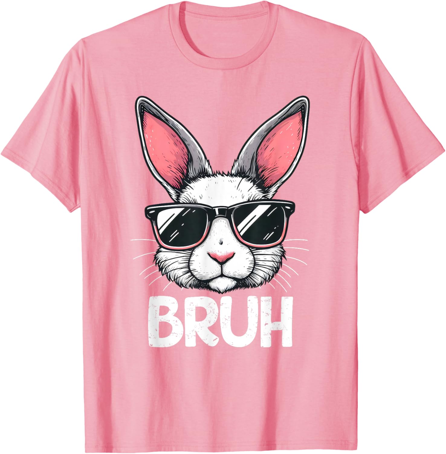 Bruh Easter Day Bunny Spring Easter Eggs Hunting Boys Kids T-Shirt