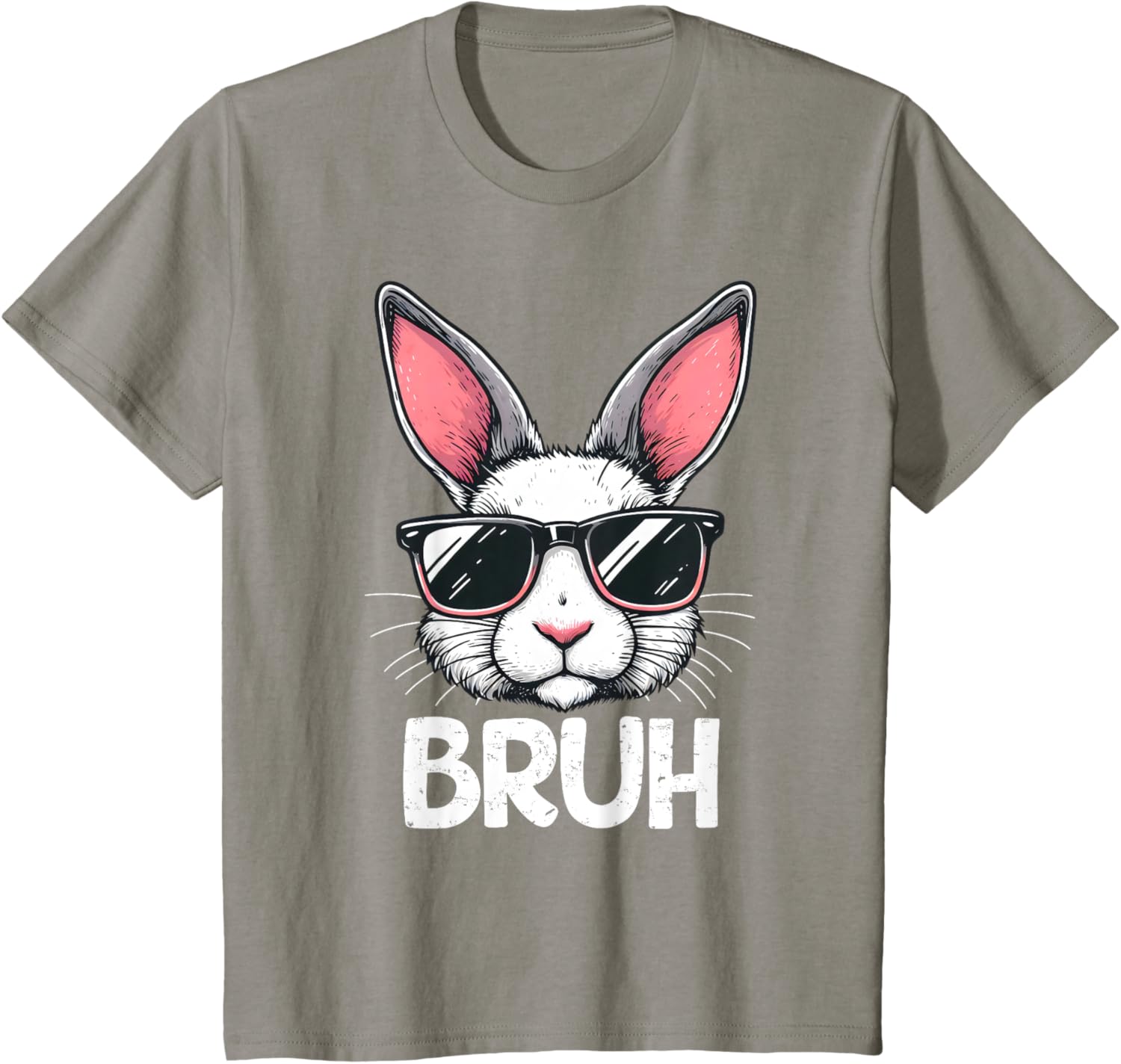 Bruh Easter Day Bunny Spring Easter Eggs Hunting Boys Kids T-Shirt