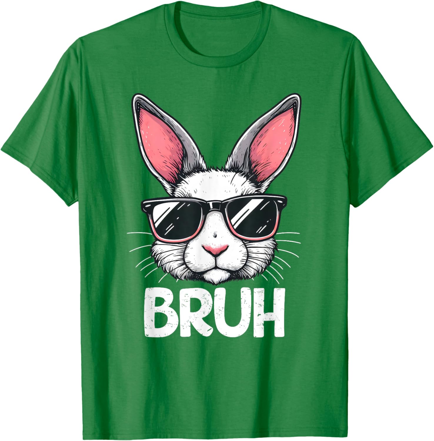 Bruh Easter Day Bunny Spring Easter Eggs Hunting Boys Kids T-Shirt