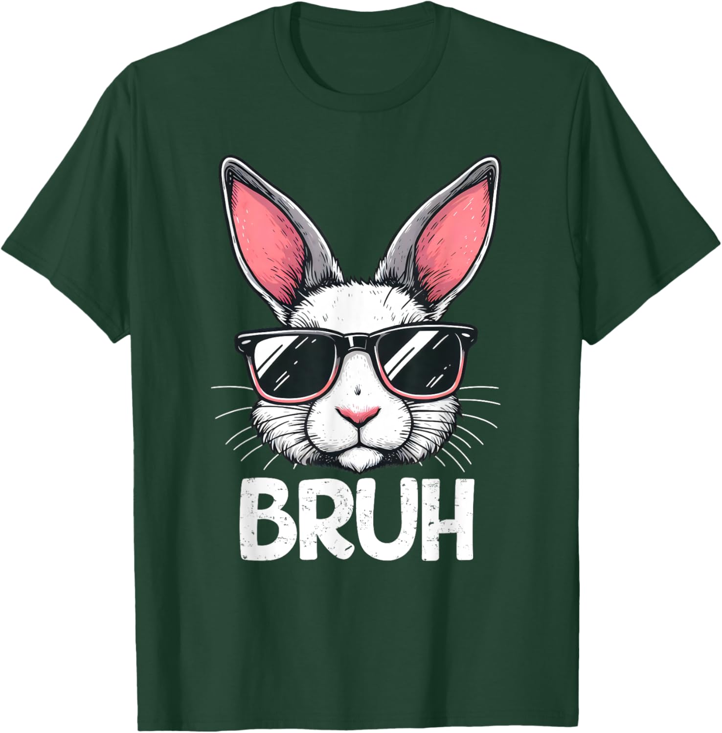 Bruh Easter Day Bunny Spring Easter Eggs Hunting Boys Kids T-Shirt