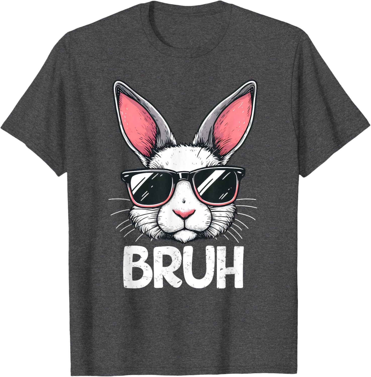 Bruh Easter Day Bunny Spring Easter Eggs Hunting Boys Kids T-Shirt