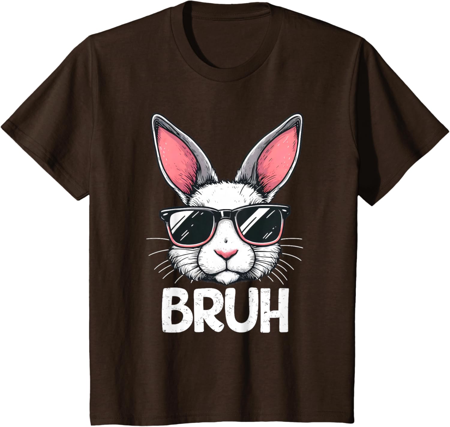 Bruh Easter Day Bunny Spring Easter Eggs Hunting Boys Kids T-Shirt