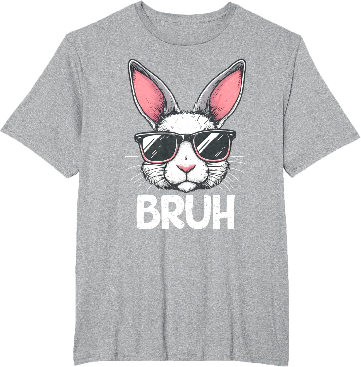 Bruh Easter Day Bunny Spring Easter Eggs Hunting Boys Kids T-Shirt