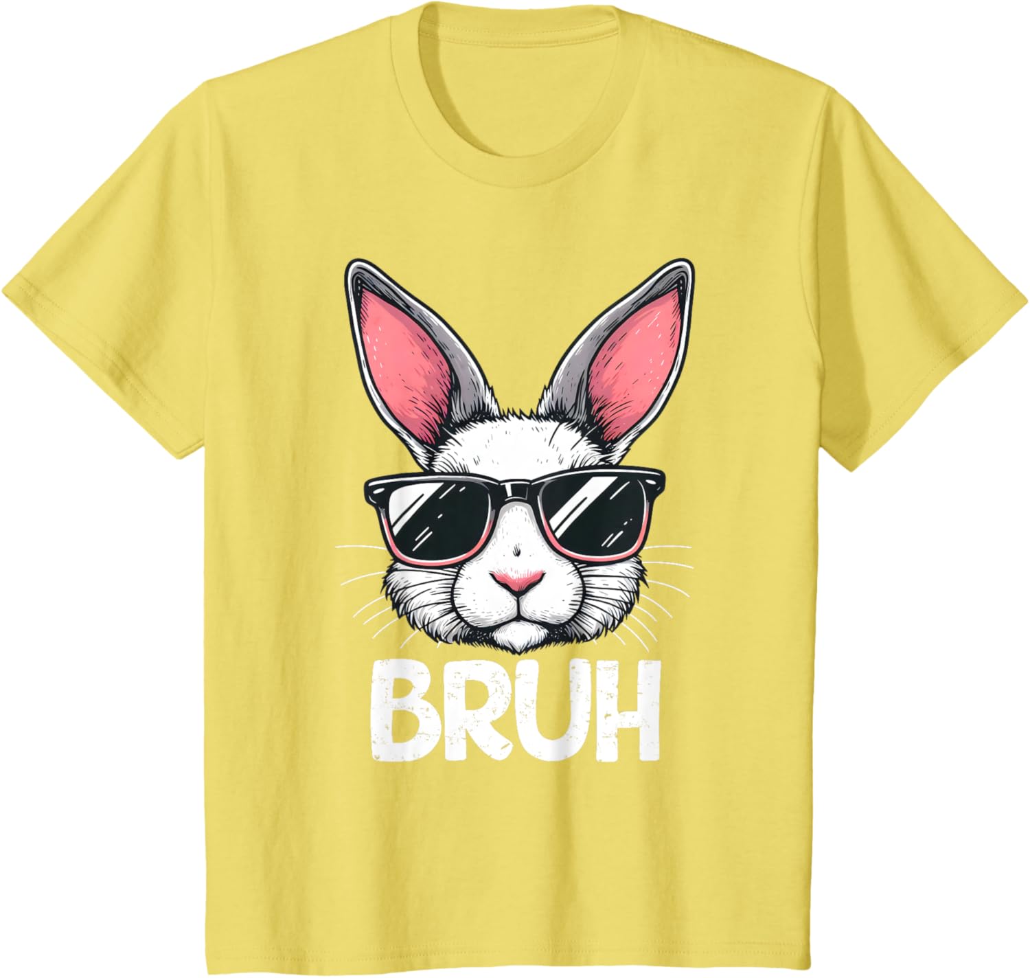 Bruh Easter Day Bunny Spring Easter Eggs Hunting Boys Kids T-Shirt