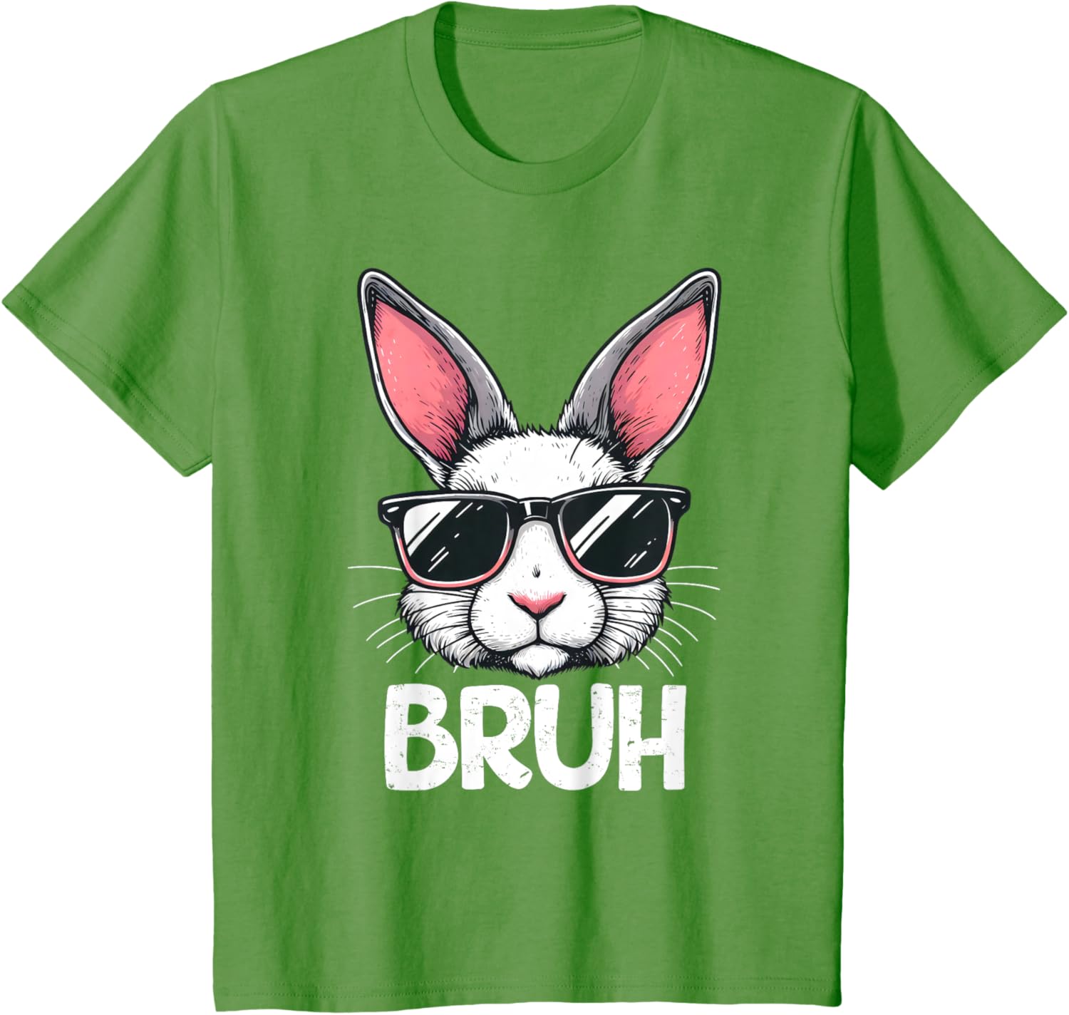 Bruh Easter Day Bunny Spring Easter Eggs Hunting Boys Kids T-Shirt