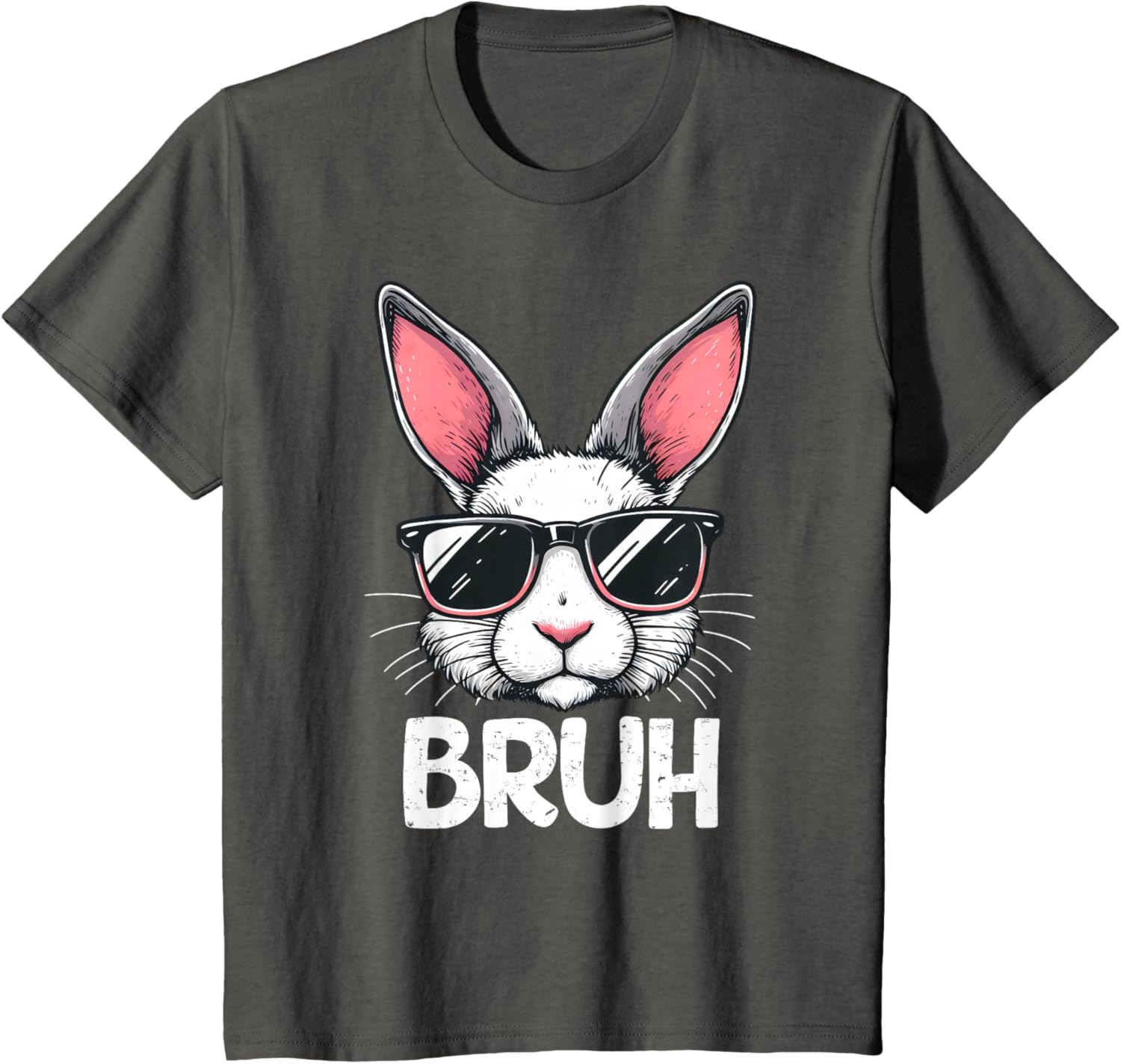 Bruh Easter Day Bunny Spring Easter Eggs Hunting Boys Kids T-Shirt