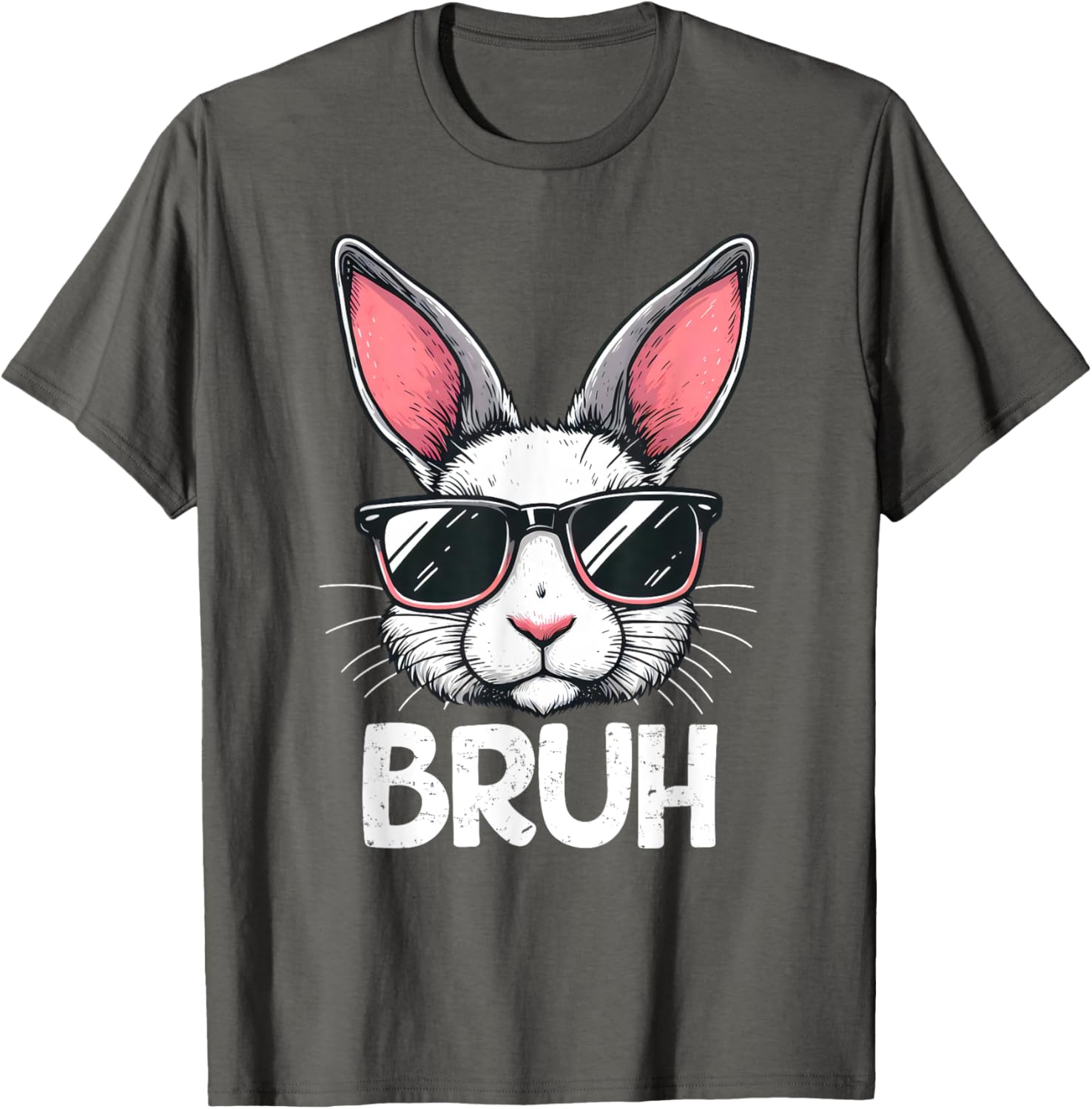 Bruh Easter Day Bunny Spring Easter Eggs Hunting Boys Kids T-Shirt