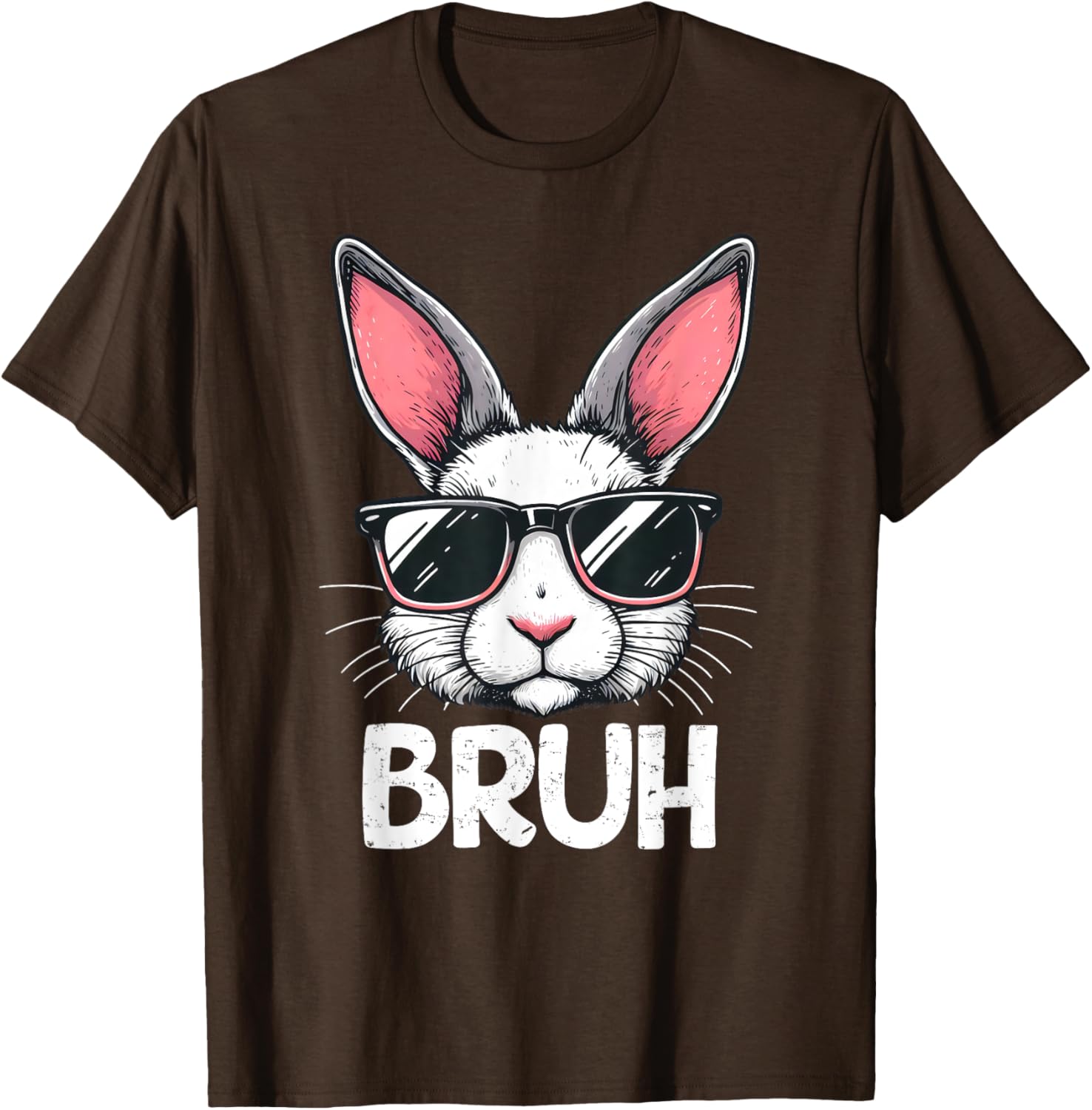 Bruh Easter Day Bunny Spring Easter Eggs Hunting Boys Kids T-Shirt