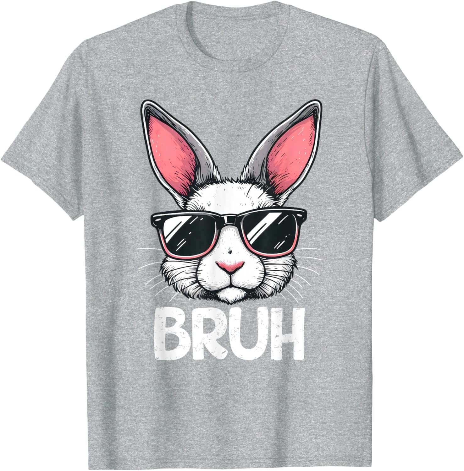 Bruh Easter Day Bunny Spring Easter Eggs Hunting Boys Kids T-Shirt